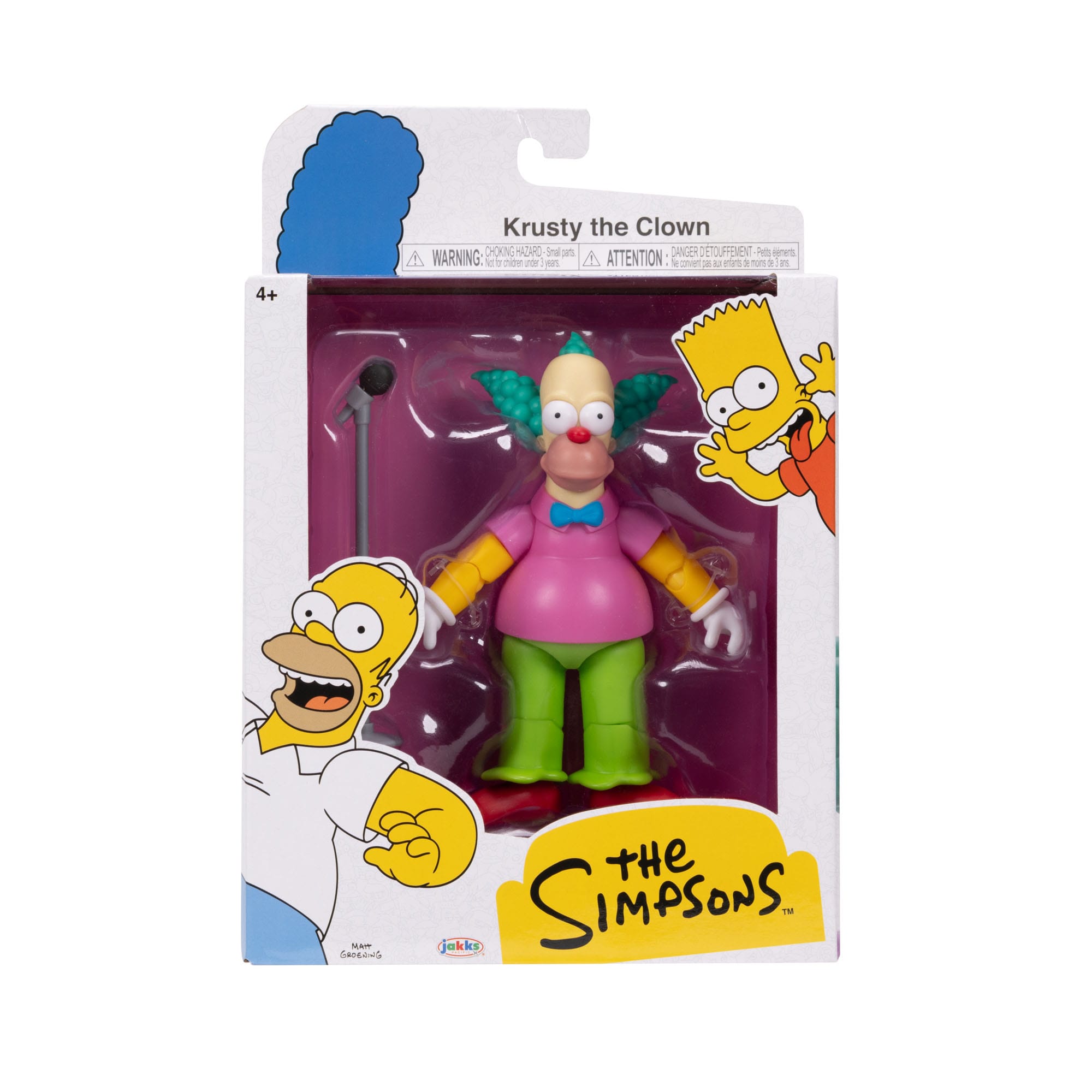 The Simpsons: Krusty - 5-Inch-Actionfiguren-Jakks Pacific-Mighty Underground