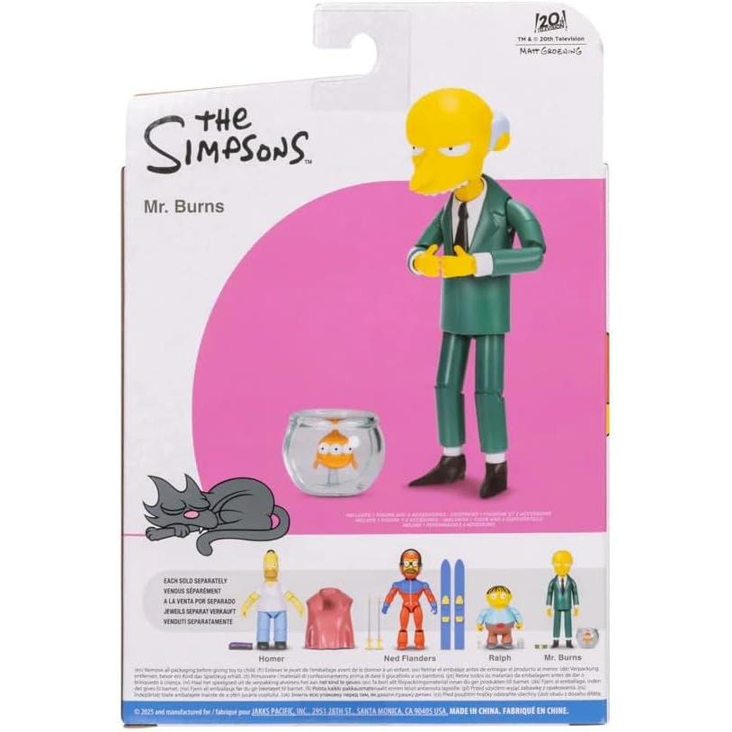 The Simpsons: Mr. Burns with Blinky in bowl - 5-Inch-Actionfiguren-Jakks Pacific-Mighty Underground
