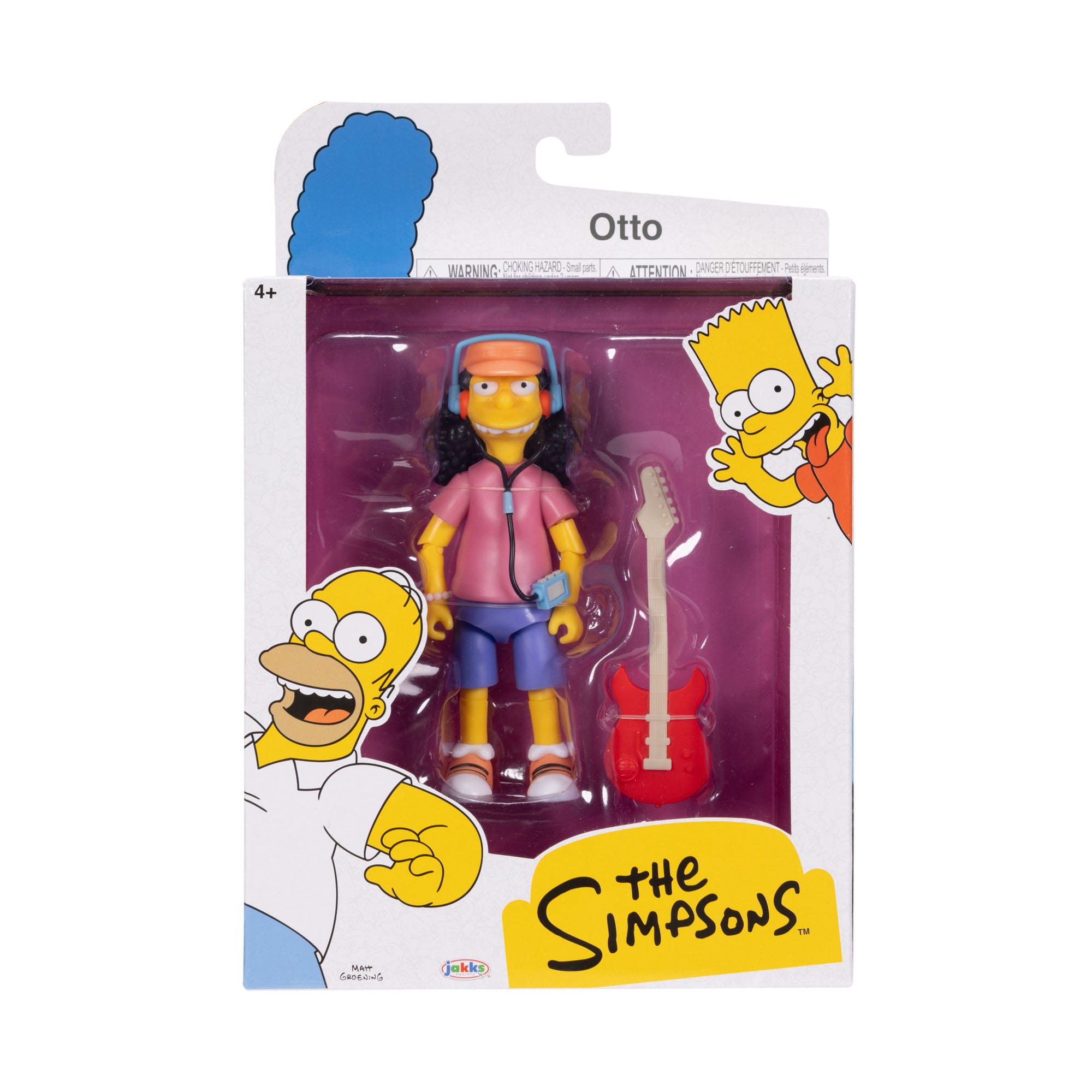 The Simpsons: Otto - 5-Inch (Kopie)-Actionfiguren-Jakks Pacific-Mighty Underground