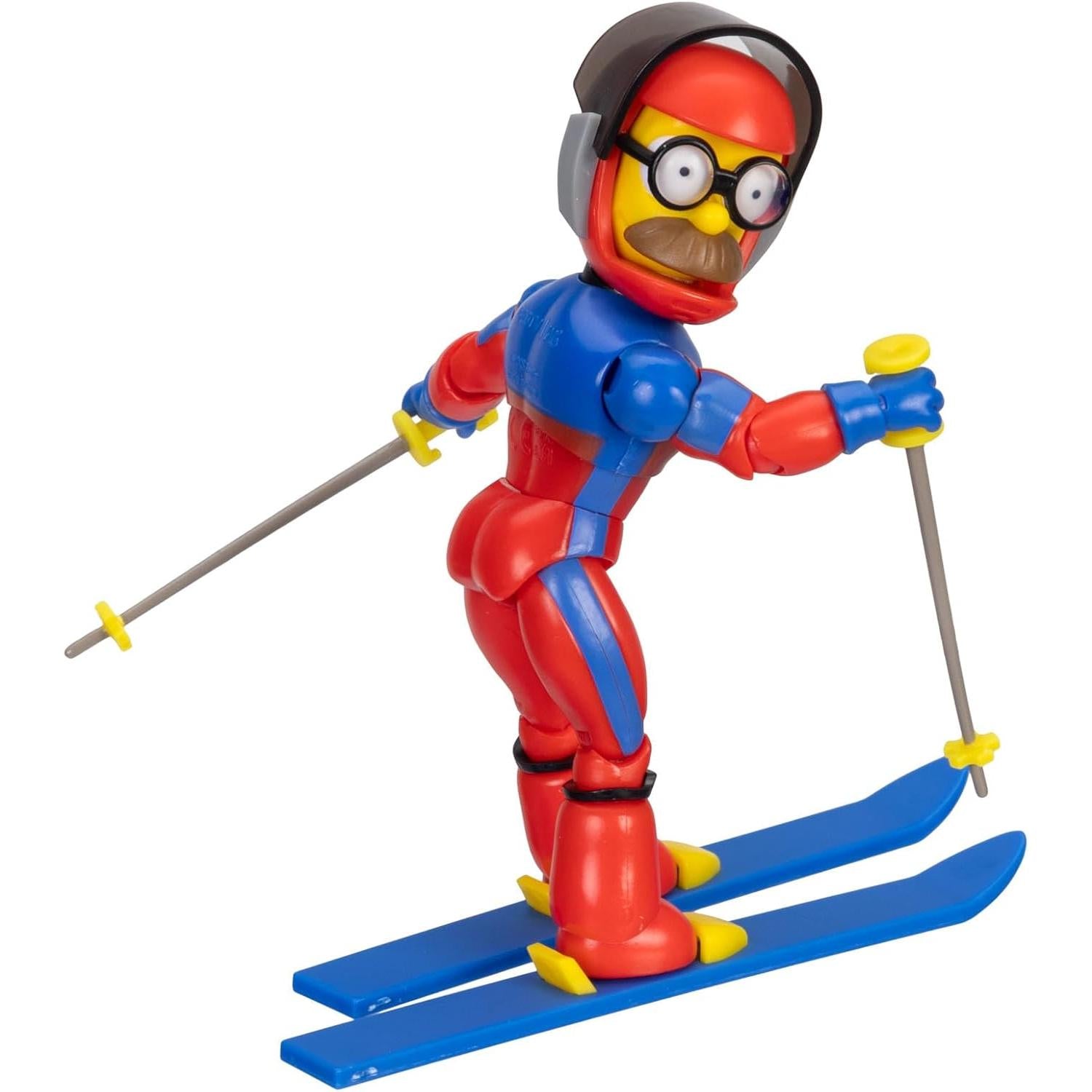 The Simpsons: Stupid Sexy Flanders with Ski Pole - 5-Inch-Actionfiguren-Jakks Pacific-Mighty Underground