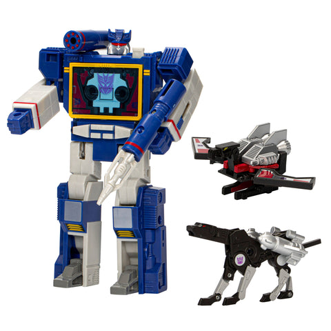 The Transformers Retro G1: Communicator Soundwave with Laserbeak & Ravage-Actionfiguren-Hasbro-Mighty Underground