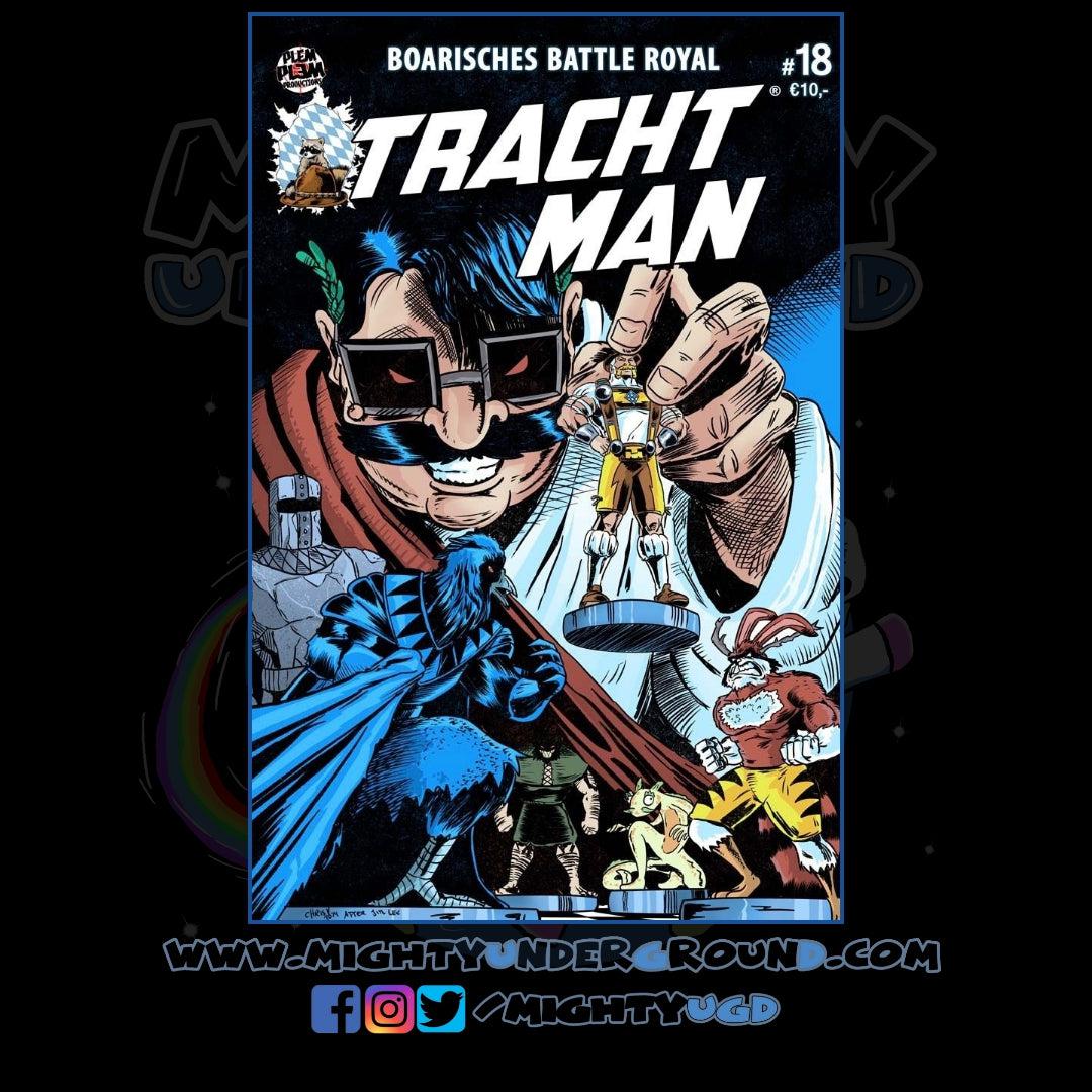 Tracht Man 18 (bairisch, exklusives, limitiertes Variant)-Comic-Plem Plem Productions-Mighty Underground