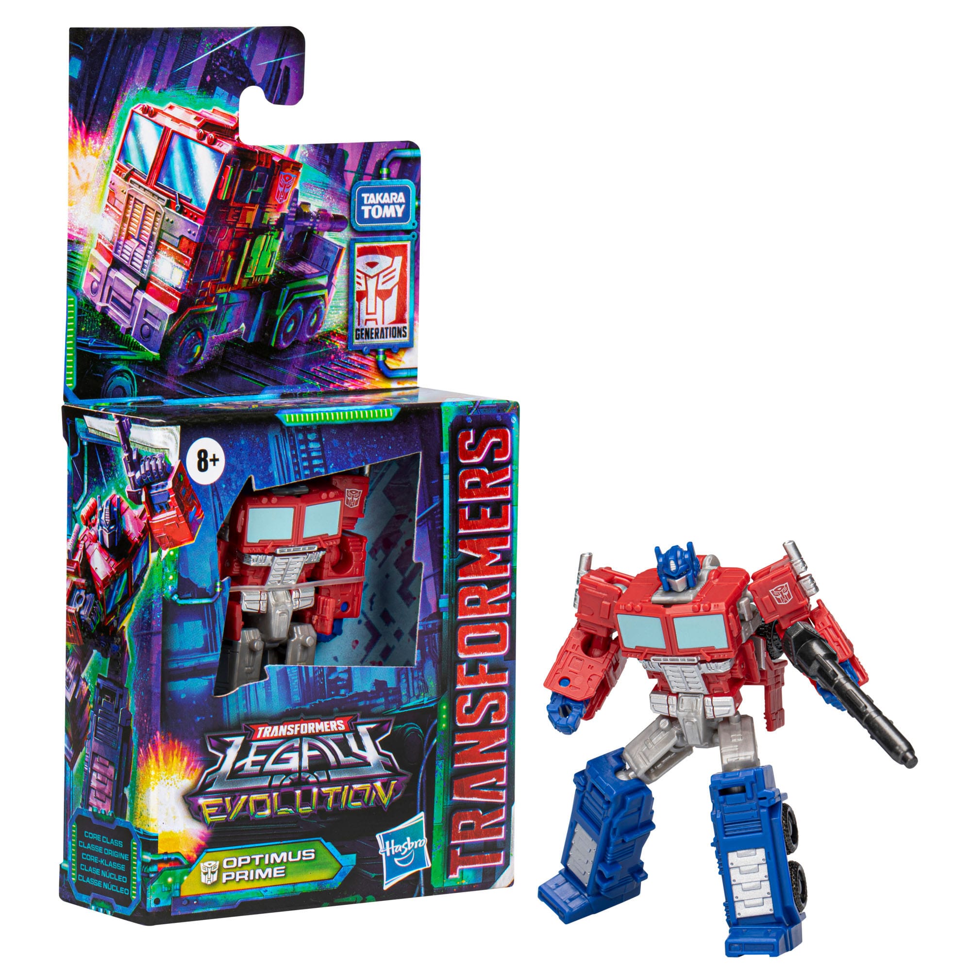 Transformers Generations Legacy: Optimus Prime - Evolution Core Class-Actionfiguren-Hasbro-Mighty Underground