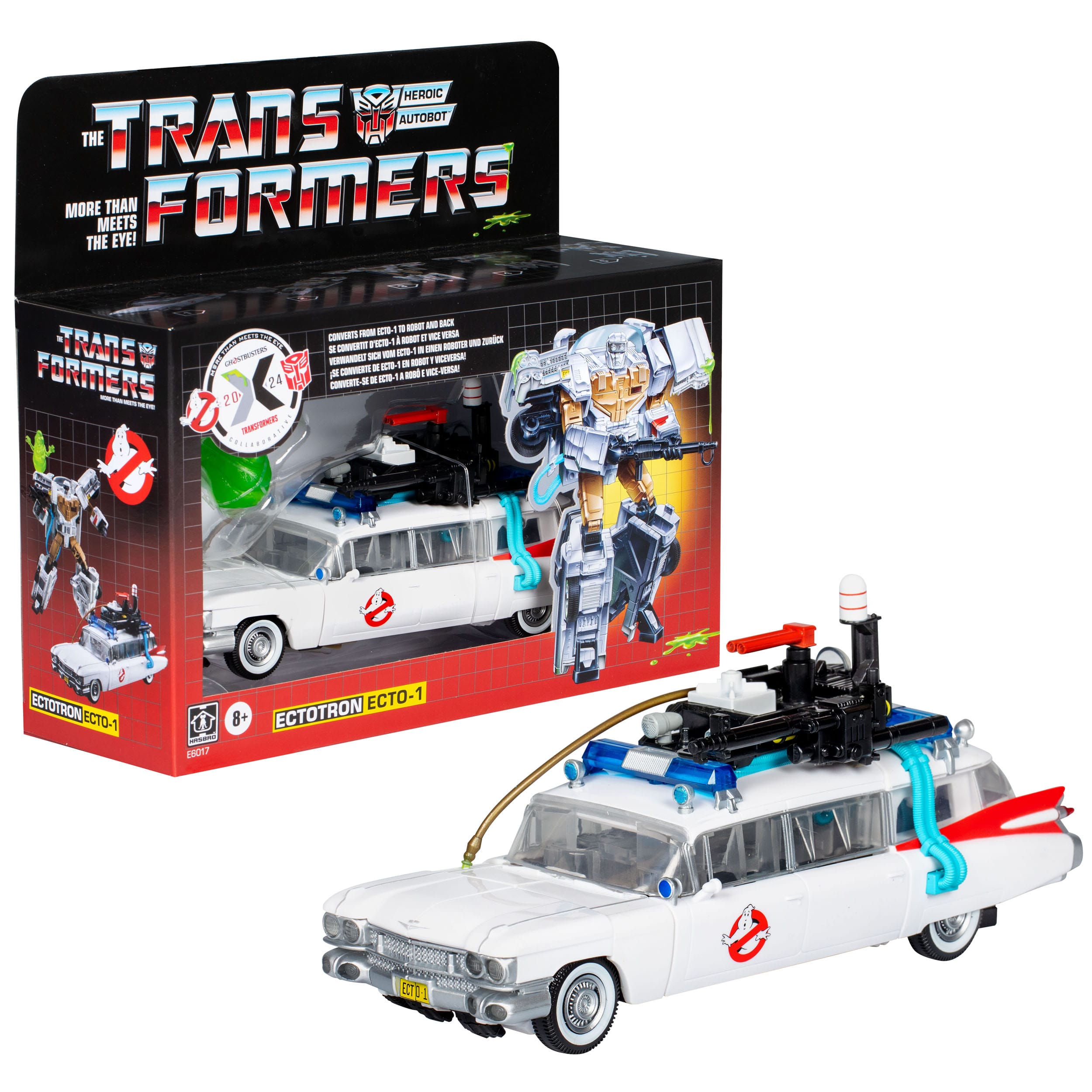 Transformers x Ghostbusters: Ectotron Ecto-1-Actionfiguren-Hasbro-Mighty Underground