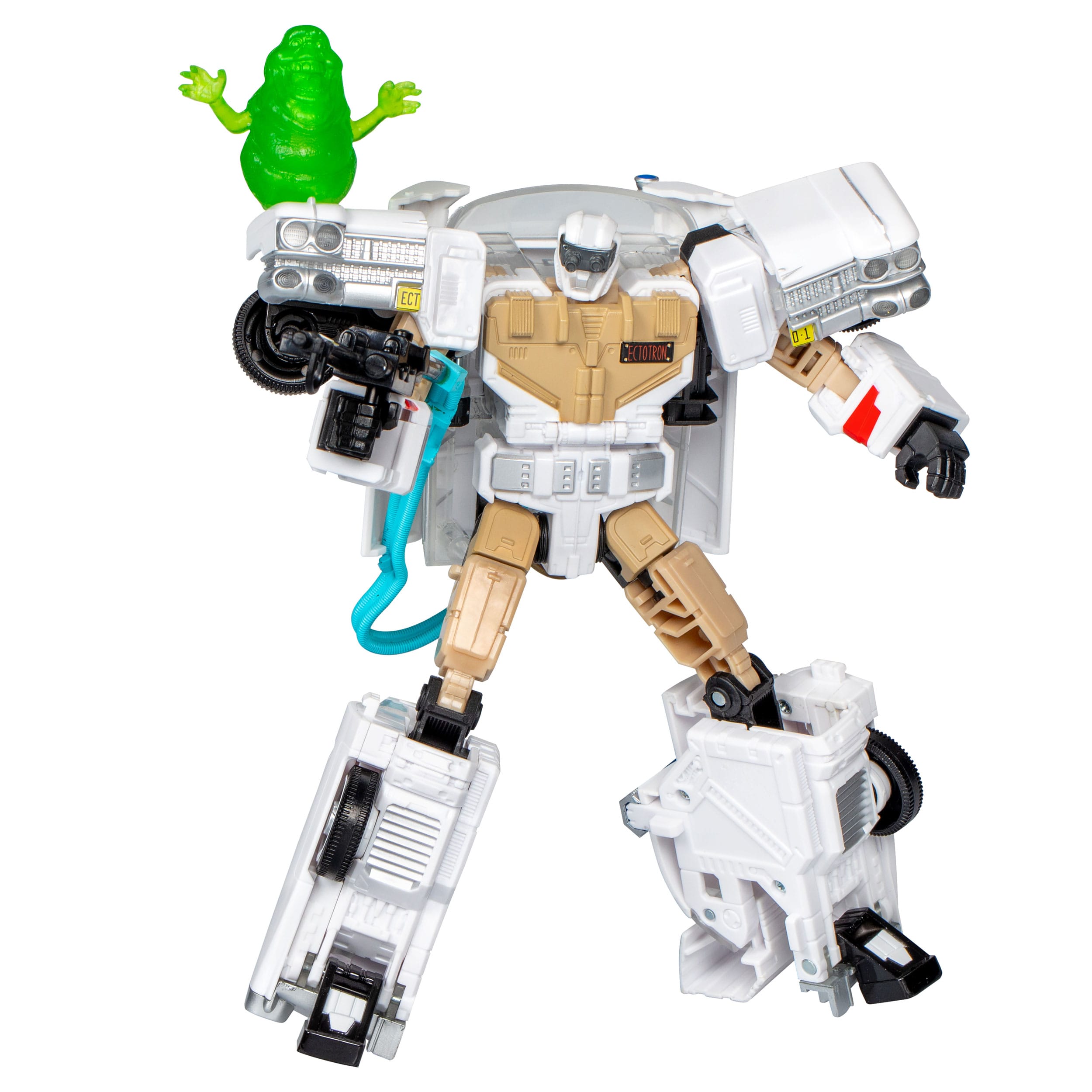 Transformers x Ghostbusters: Ectotron Ecto-1-Actionfiguren-Hasbro-Mighty Underground