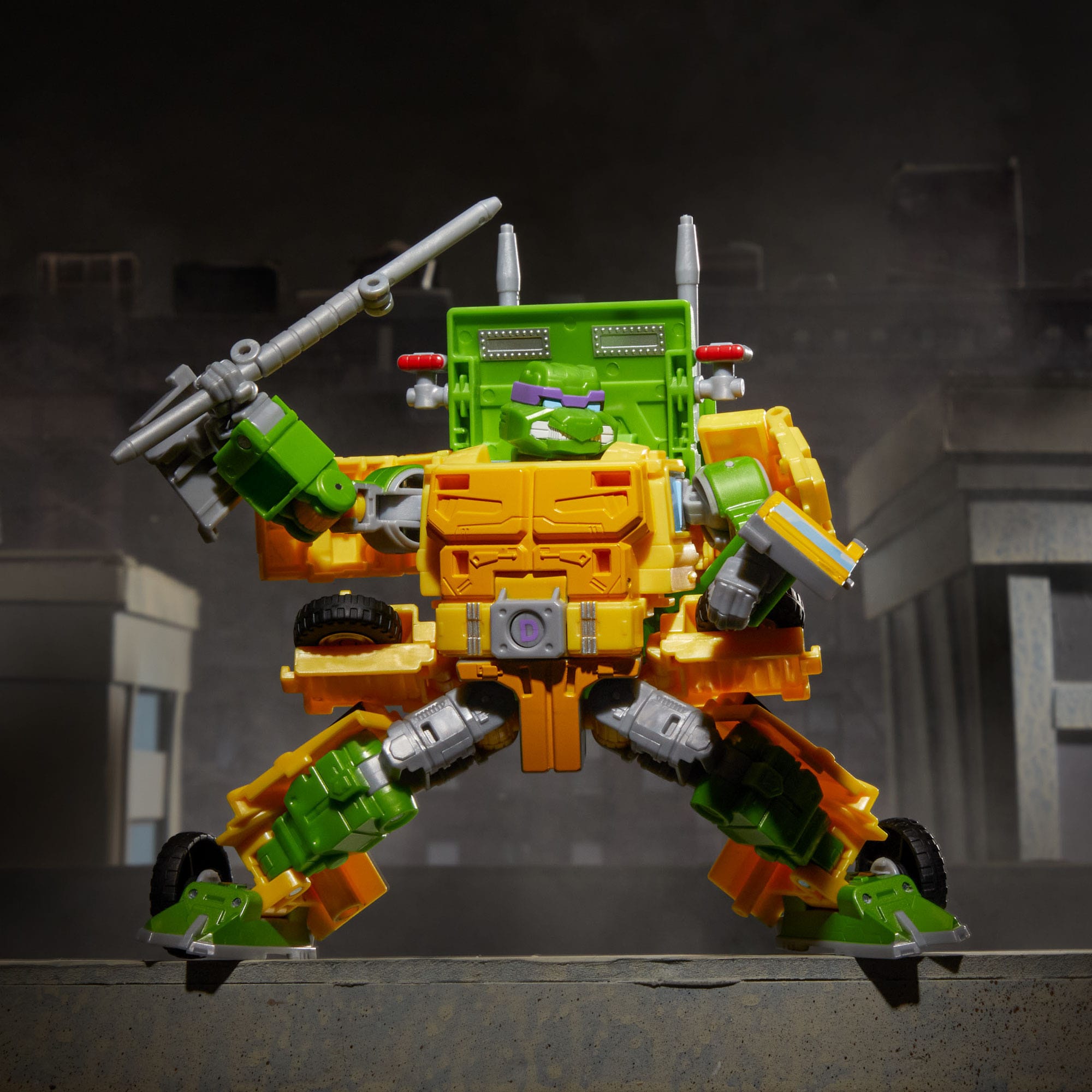 Transformers x Teenage Mutant Ninja Turtles: Party Wallop-Actionfiguren-Hasbro-Mighty Underground