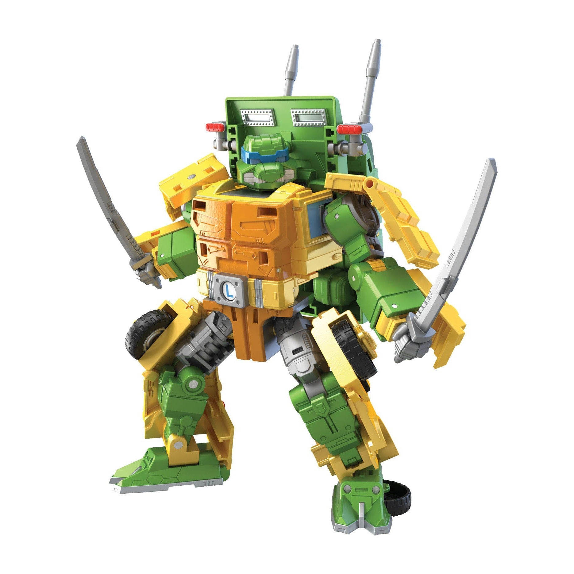 Transformers x Teenage Mutant Ninja Turtles: Party Wallop-Actionfiguren-Hasbro-Mighty Underground