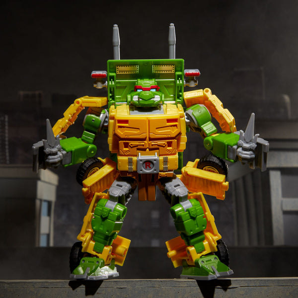 Transformers x Teenage Mutant Ninja Turtles: Party Wallop-Actionfiguren-Hasbro-Mighty Underground