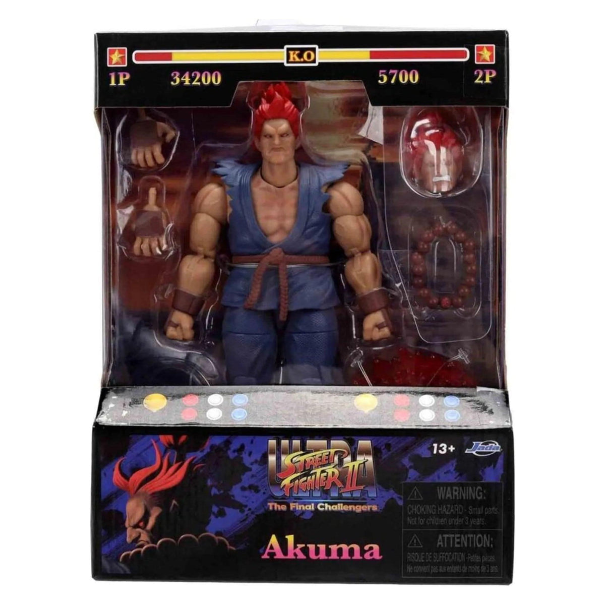 Ultra Street Fighter II The Final Challengers: Akuma - 6 inch-Actionfiguren-Jada Toys-Mighty Underground