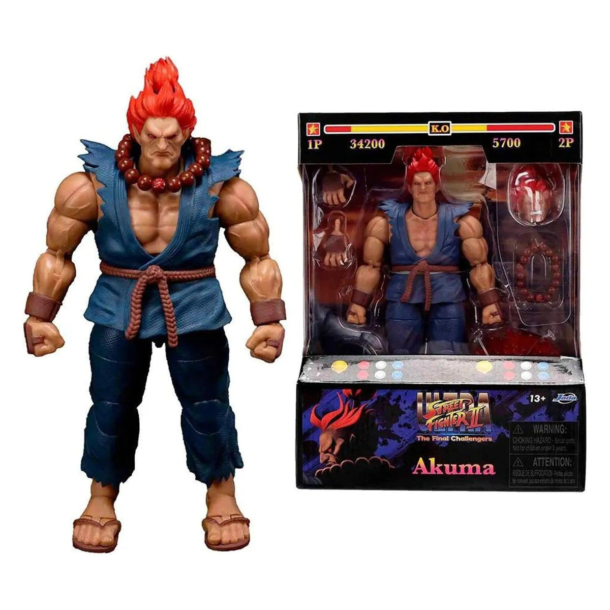Ultra Street Fighter II The Final Challengers: Akuma - 6 inch-Actionfiguren-Jada Toys-Mighty Underground