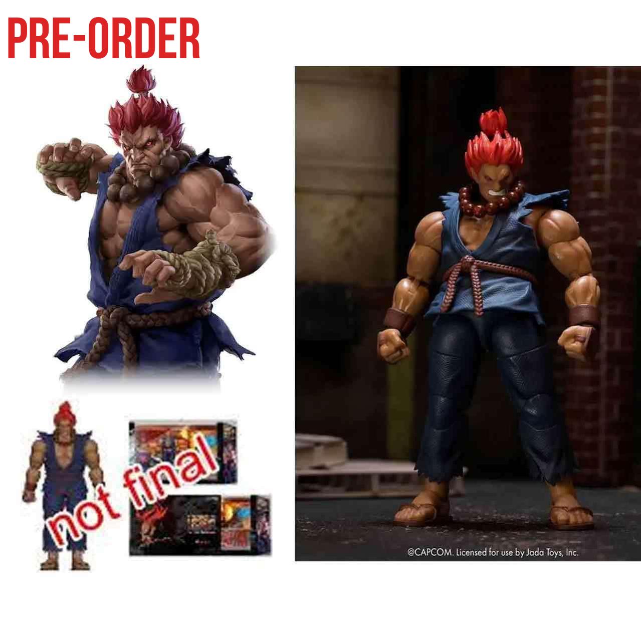 Ultra Street Fighter II The Final Challengers: Akuma - 6 inch-Actionfiguren-Jada Toys-Mighty Underground