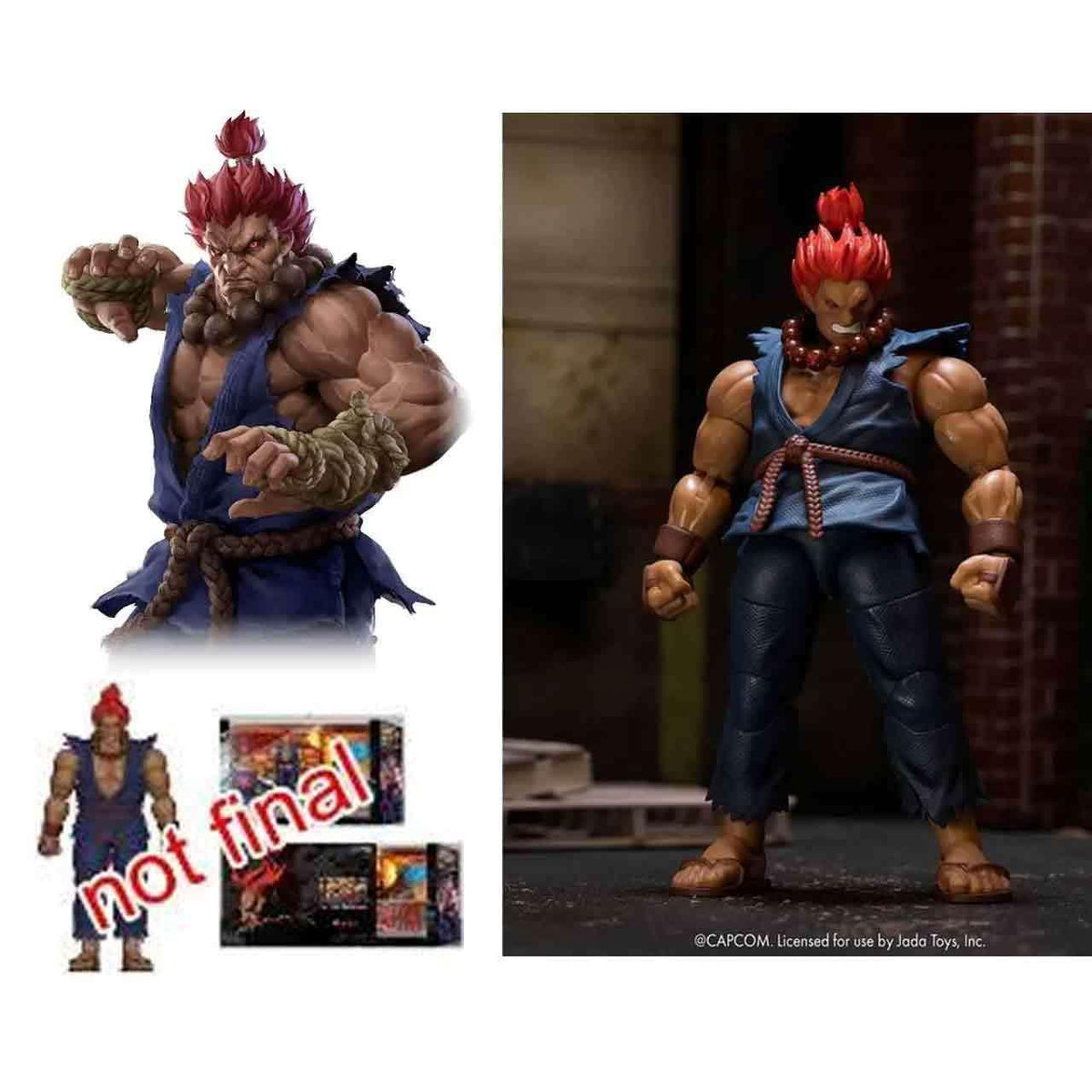 Ultra Street Fighter II The Final Challengers: Akuma - 6 inch-Actionfiguren-Jada Toys-Mighty Underground