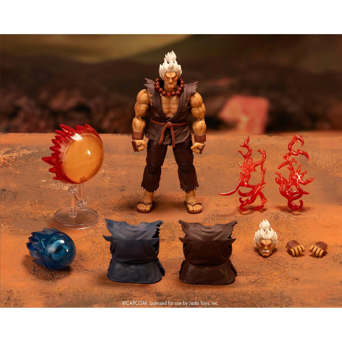 Ultra Street Fighter II The Final Challengers: Akuma Deluxe - 6 inch-Actionfiguren-Jada Toys-Mighty Underground