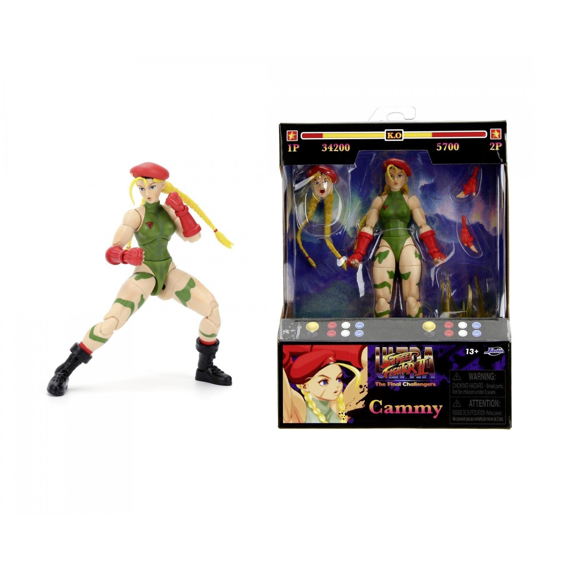 Ultra Street Fighter II The Final Challengers: Cammy - 6 inch-Actionfiguren-Jada Toys-Mighty Underground