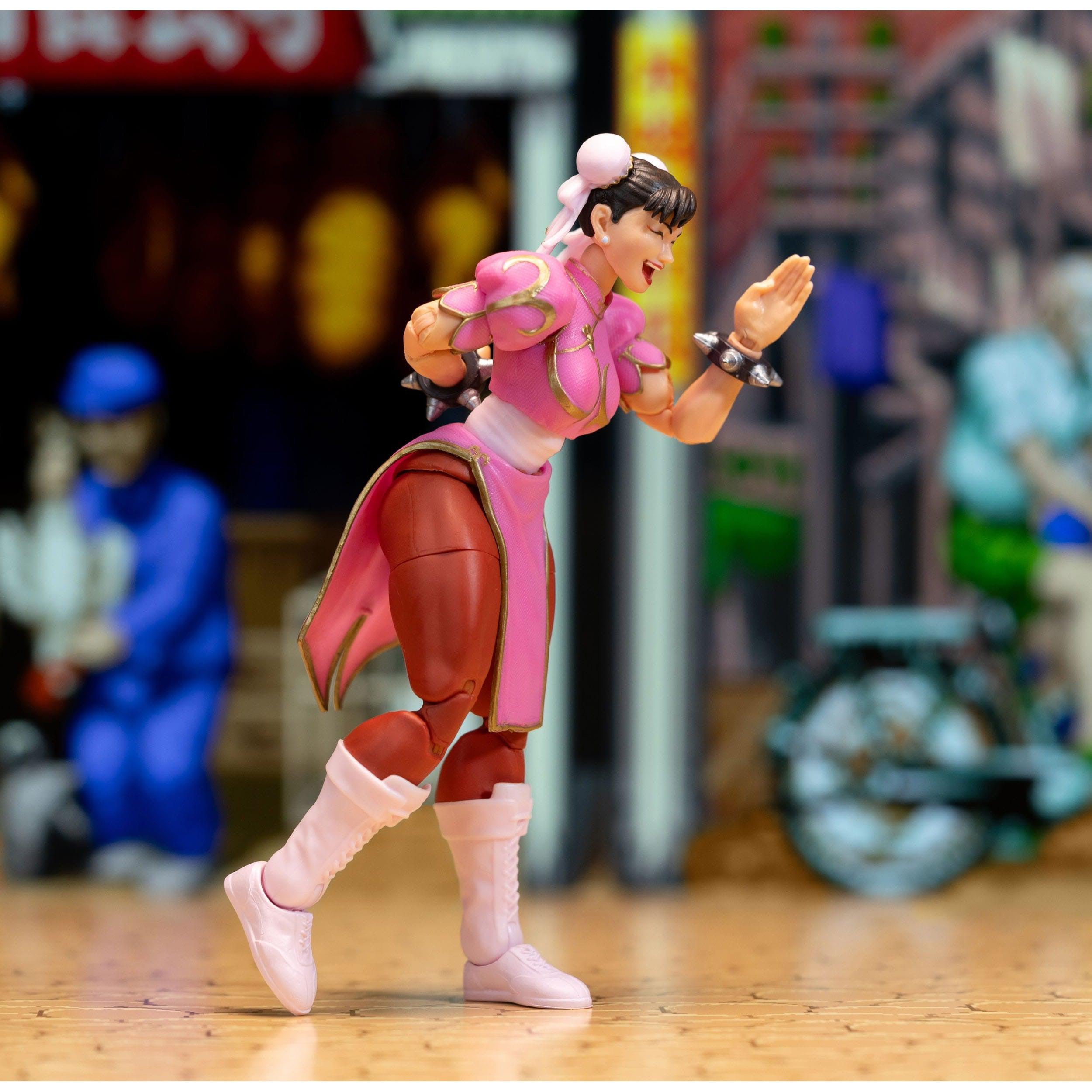 Ultra Street Fighter II The Final Challengers: Chun-Li Player 2 Deluxe Ver. - 6 inch-Actionfiguren-Jada Toys-Mighty Underground