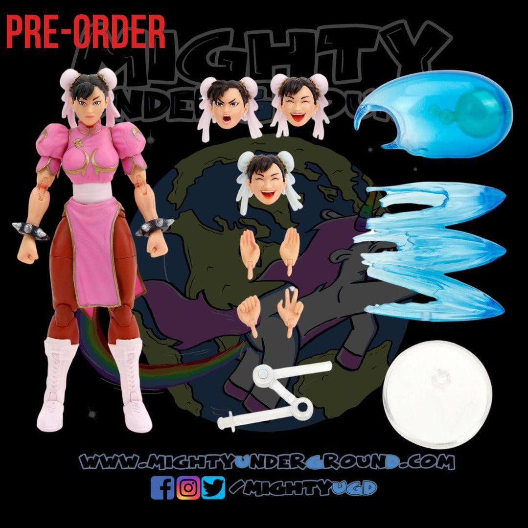 Ultra Street Fighter II The Final Challengers: Chun-Li Player 2 Deluxe Ver. - 6 inch-Actionfiguren-Jada Toys-Mighty Underground