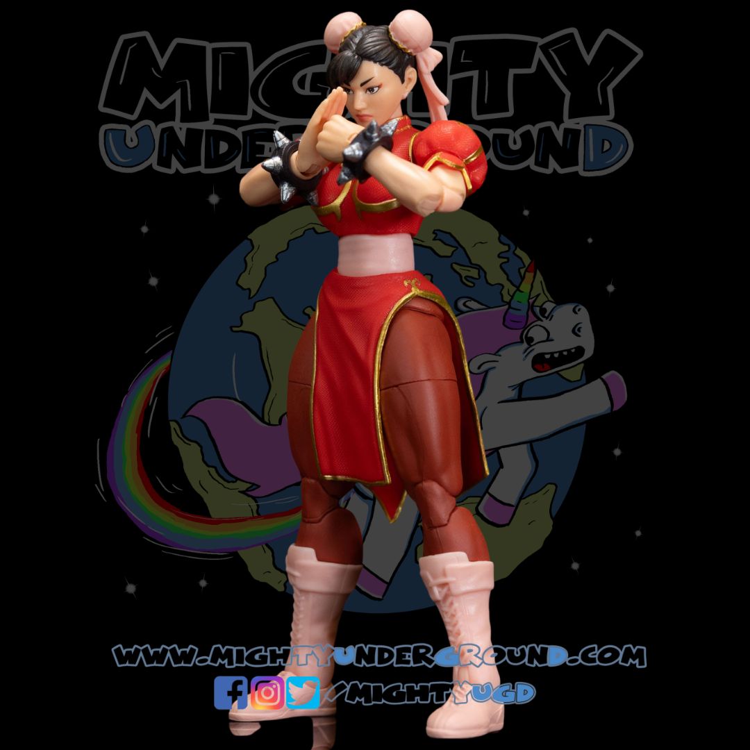 Ultra Street Fighter II The Final Challengers: Chun-Li Player 2 Red Ver. - 6 inch-Actionfiguren-Jada Toys-Mighty Underground