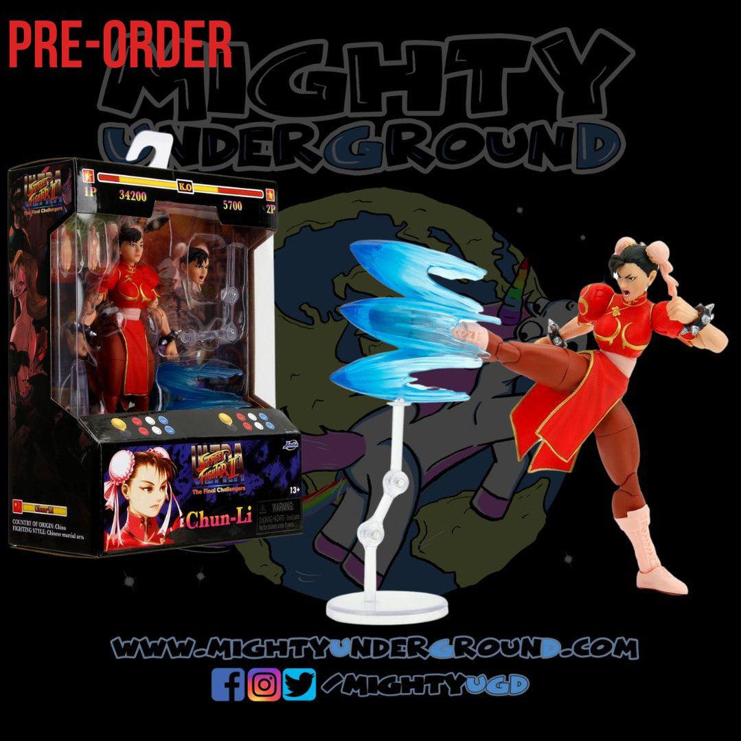 Ultra Street Fighter II The Final Challengers: Chun-Li Player 2 Red Ver. - 6 inch-Actionfiguren-Jada Toys-Mighty Underground