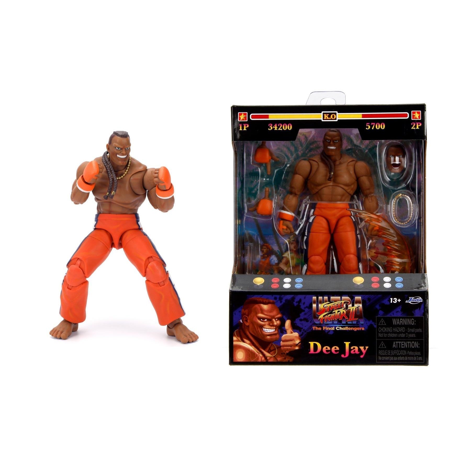 Ultra Street Fighter II The Final Challengers: Dee Jay - 6 inch-Actionfiguren-Jada Toys-Mighty Underground