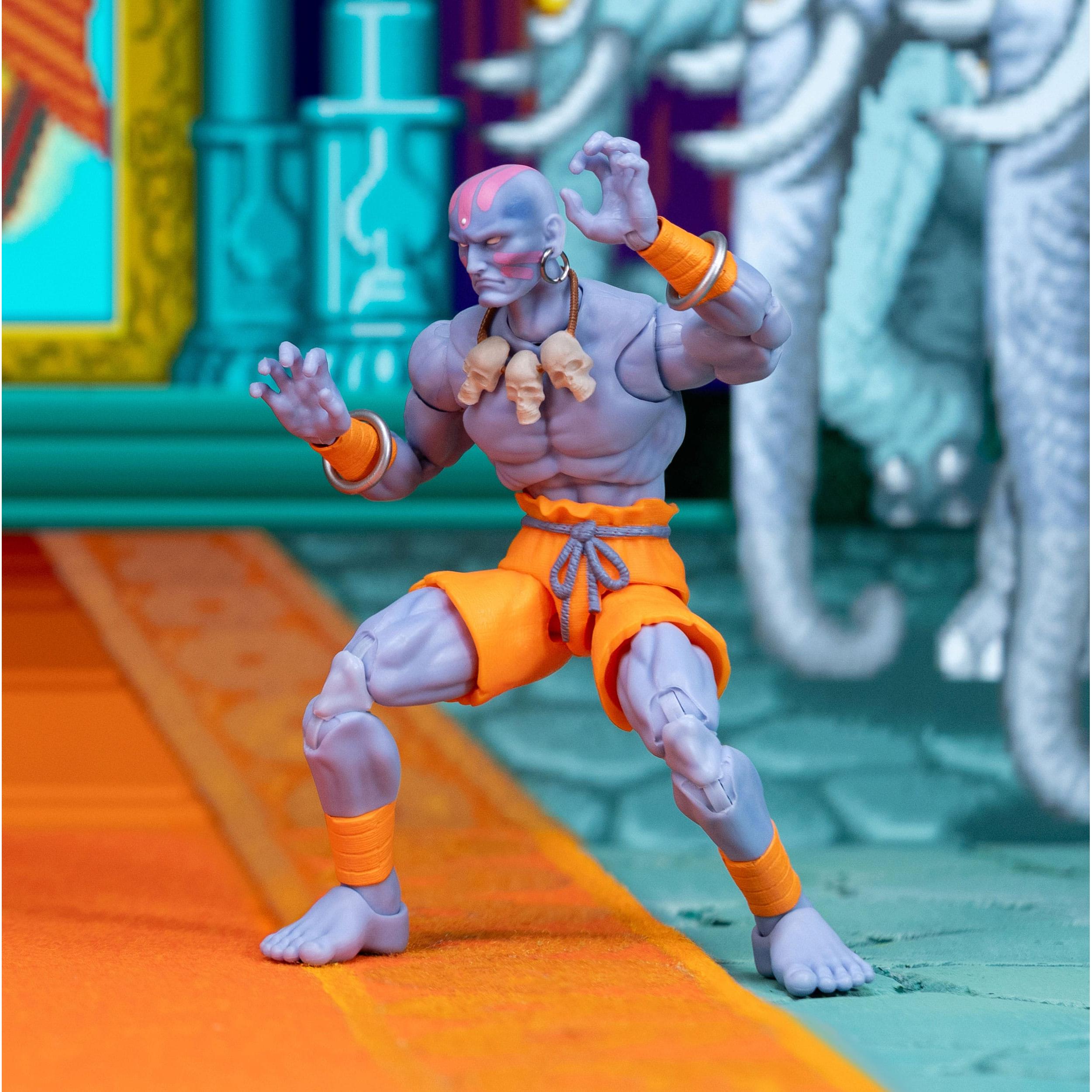 Ultra Street Fighter II The Final Challengers: Dhalsim (Blue Player 2 Version, Exclusive) - 6 inch-Actionfiguren-Jada Toys-Mighty Underground