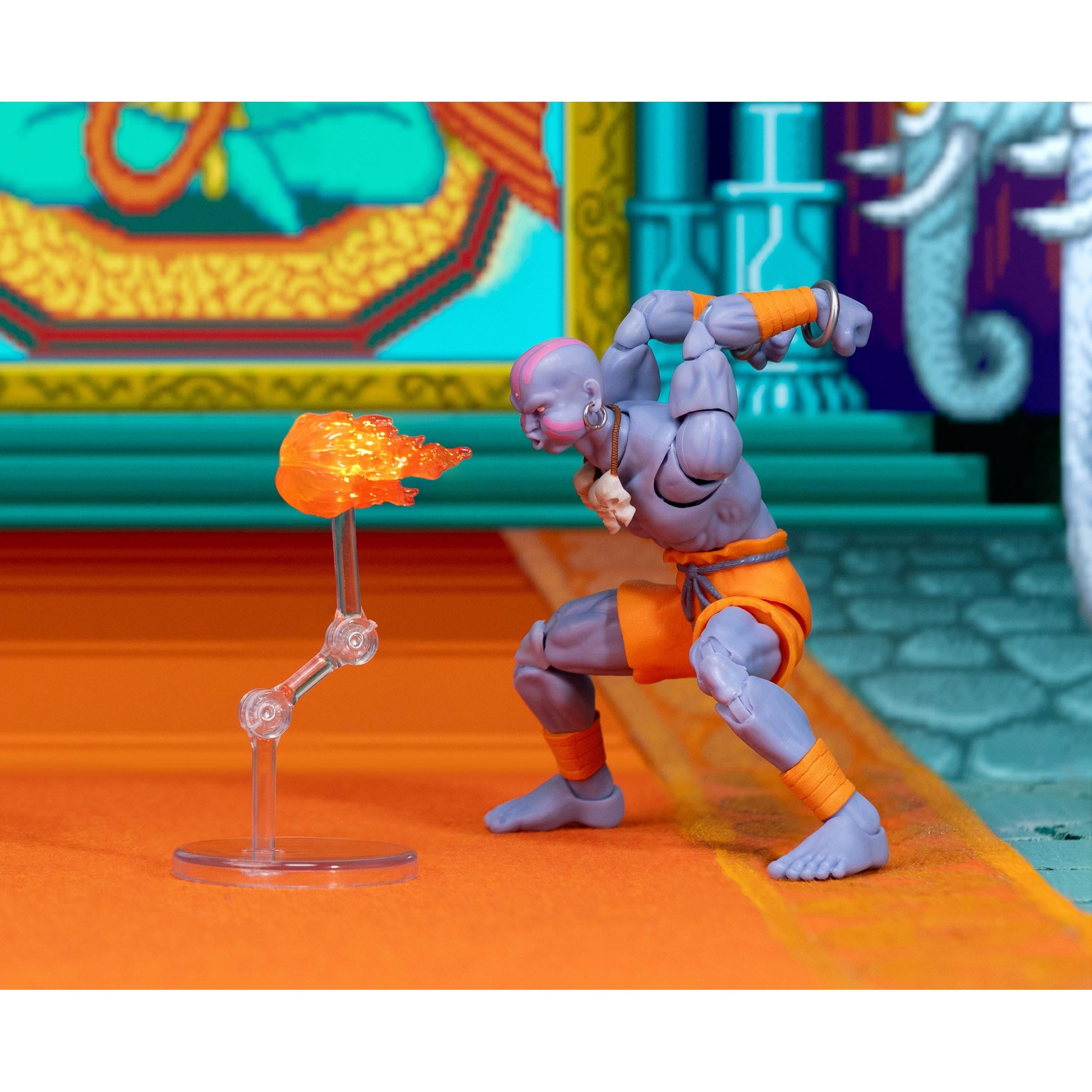 Ultra Street Fighter II The Final Challengers: Dhalsim (Blue Player 2 Version, Exclusive) - 6 inch-Actionfiguren-Jada Toys-Mighty Underground