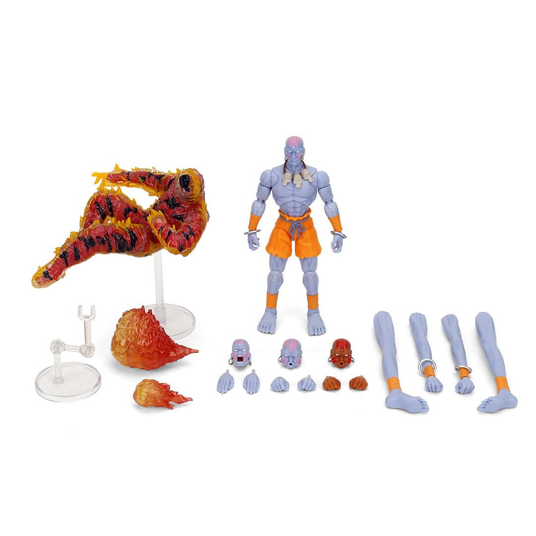 Ultra Street Fighter II The Final Challengers: Dhalsim (Blue Player 2 Version, Exclusive) - 6 inch-Actionfiguren-Jada Toys-Mighty Underground