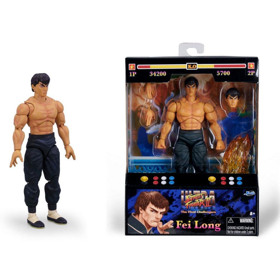 Ultra Street Fighter II The Final Challengers: Fei-Long - 6 inch-Actionfiguren-Jada Toys-Mighty Underground