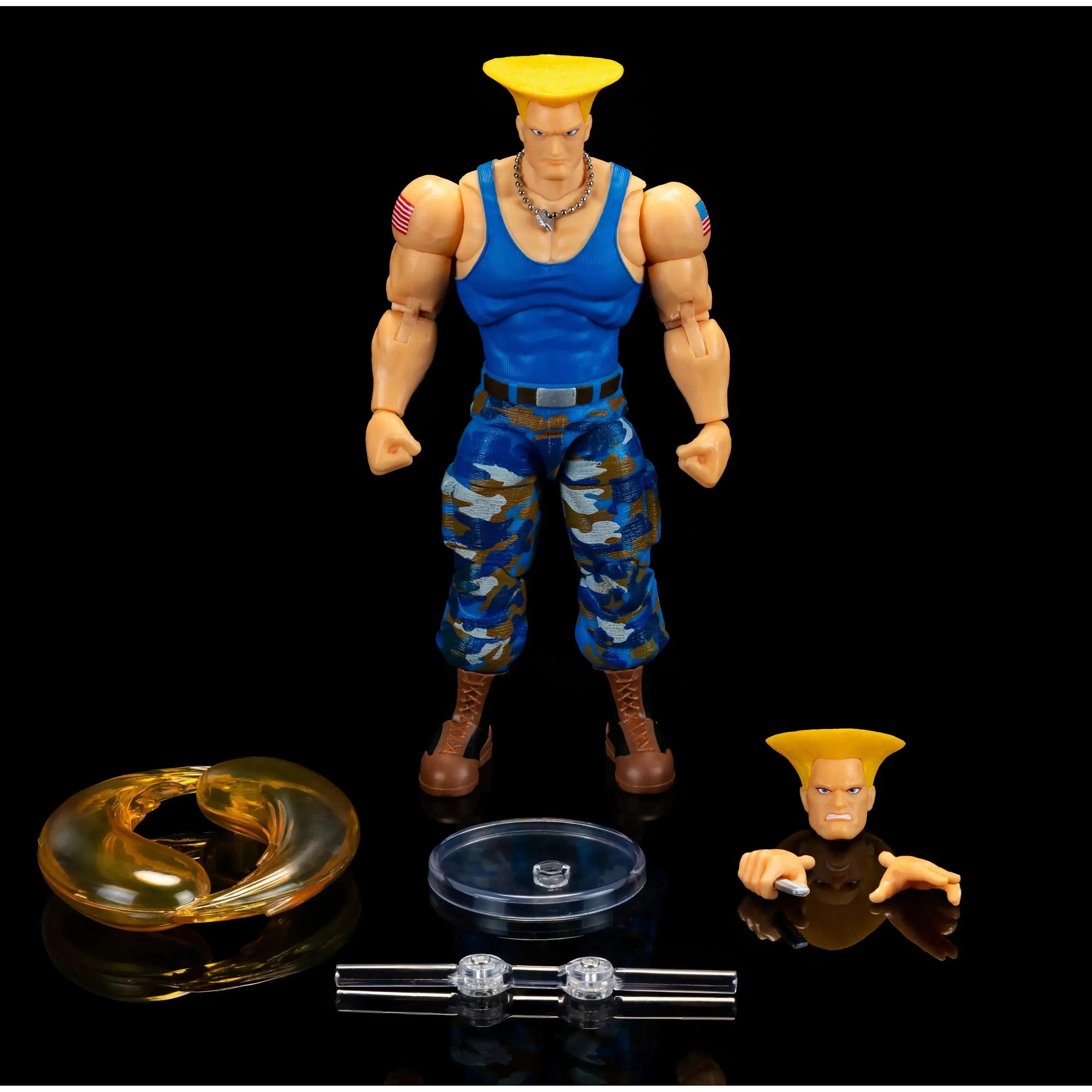 Ultra Street Fighter II The Final Challengers: Guile (Player 2 Version, Exclusive) - 6 inch-Actionfiguren-Jada Toys-Mighty Underground