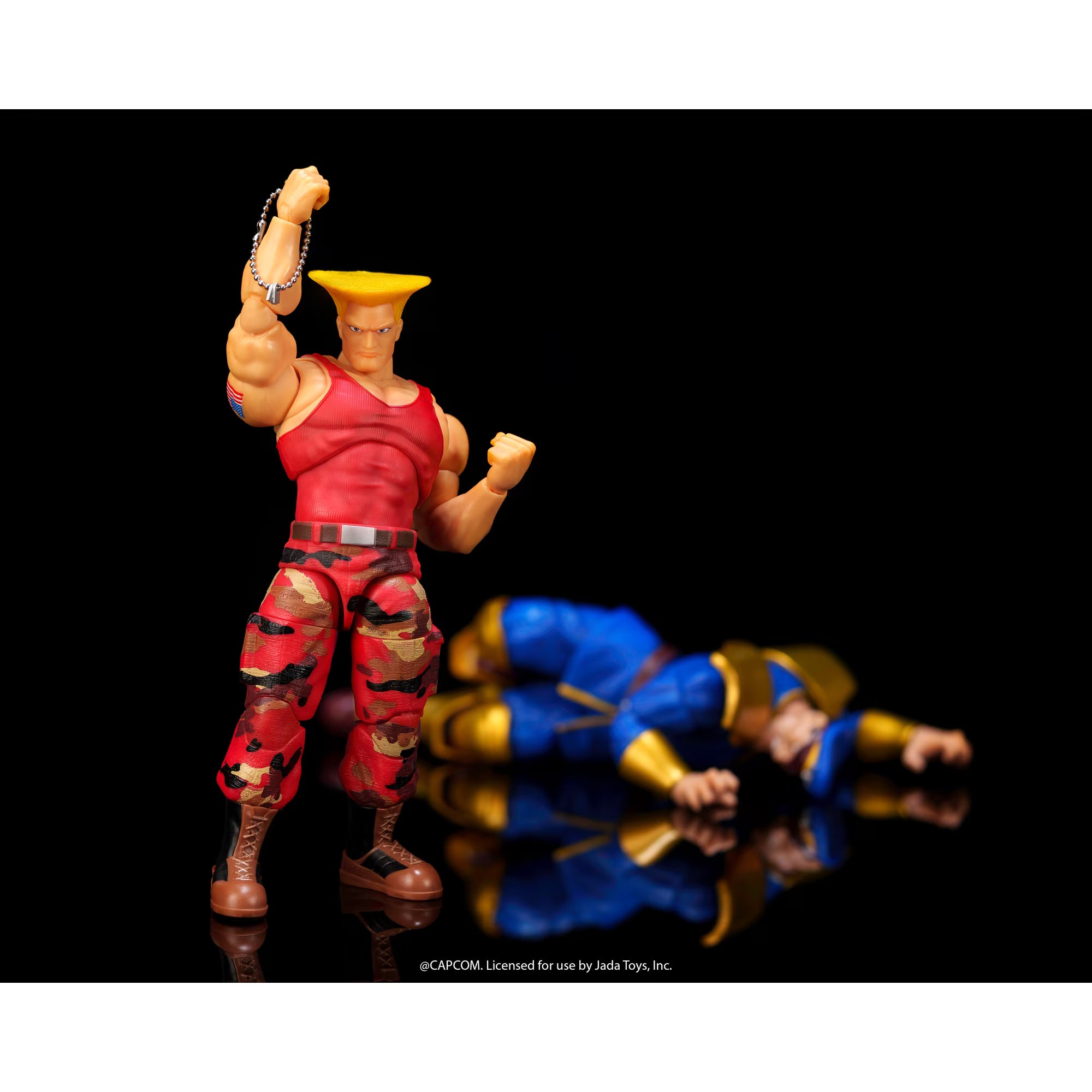Ultra Street Fighter II The Final Challengers: Guile VS Bison Double Pack (Limited Edition) - 6 inch-Actionfiguren-Jada Toys-Mighty Underground