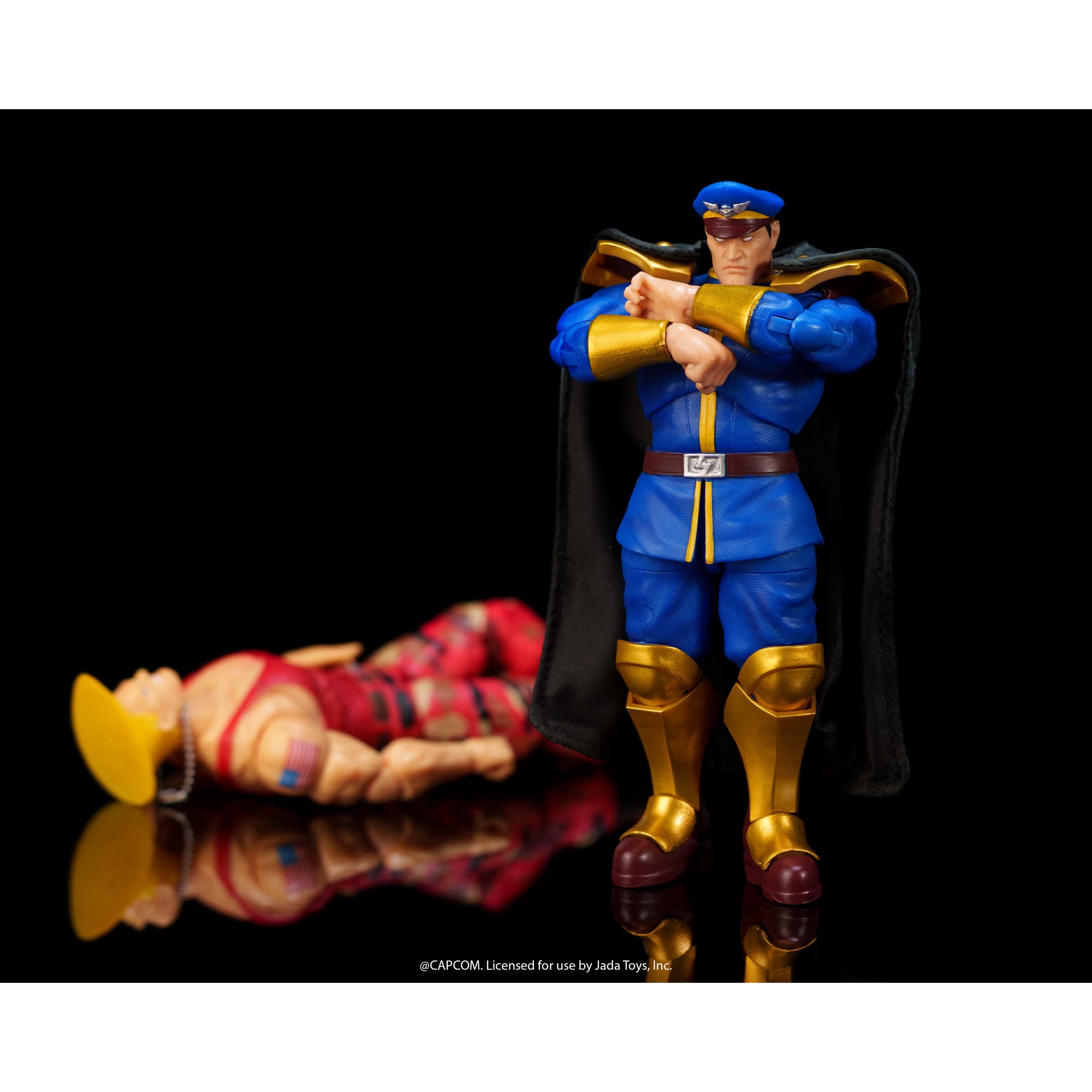 Ultra Street Fighter II The Final Challengers: Guile VS Bison Double Pack (Limited Edition) - 6 inch-Actionfiguren-Jada Toys-Mighty Underground