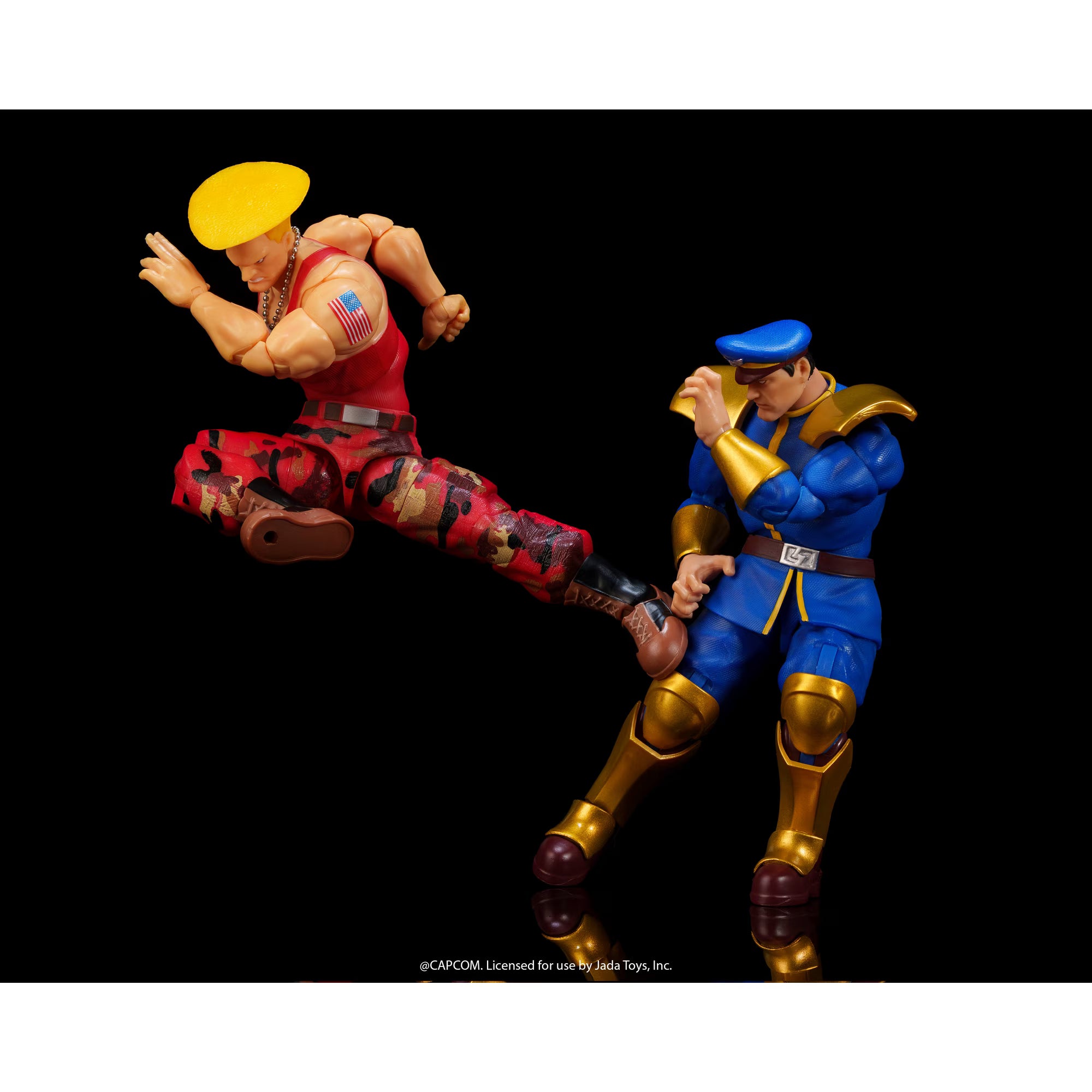 Ultra Street Fighter II The Final Challengers: Guile VS Bison Double Pack (Limited Edition) - 6 inch-Actionfiguren-Jada Toys-Mighty Underground
