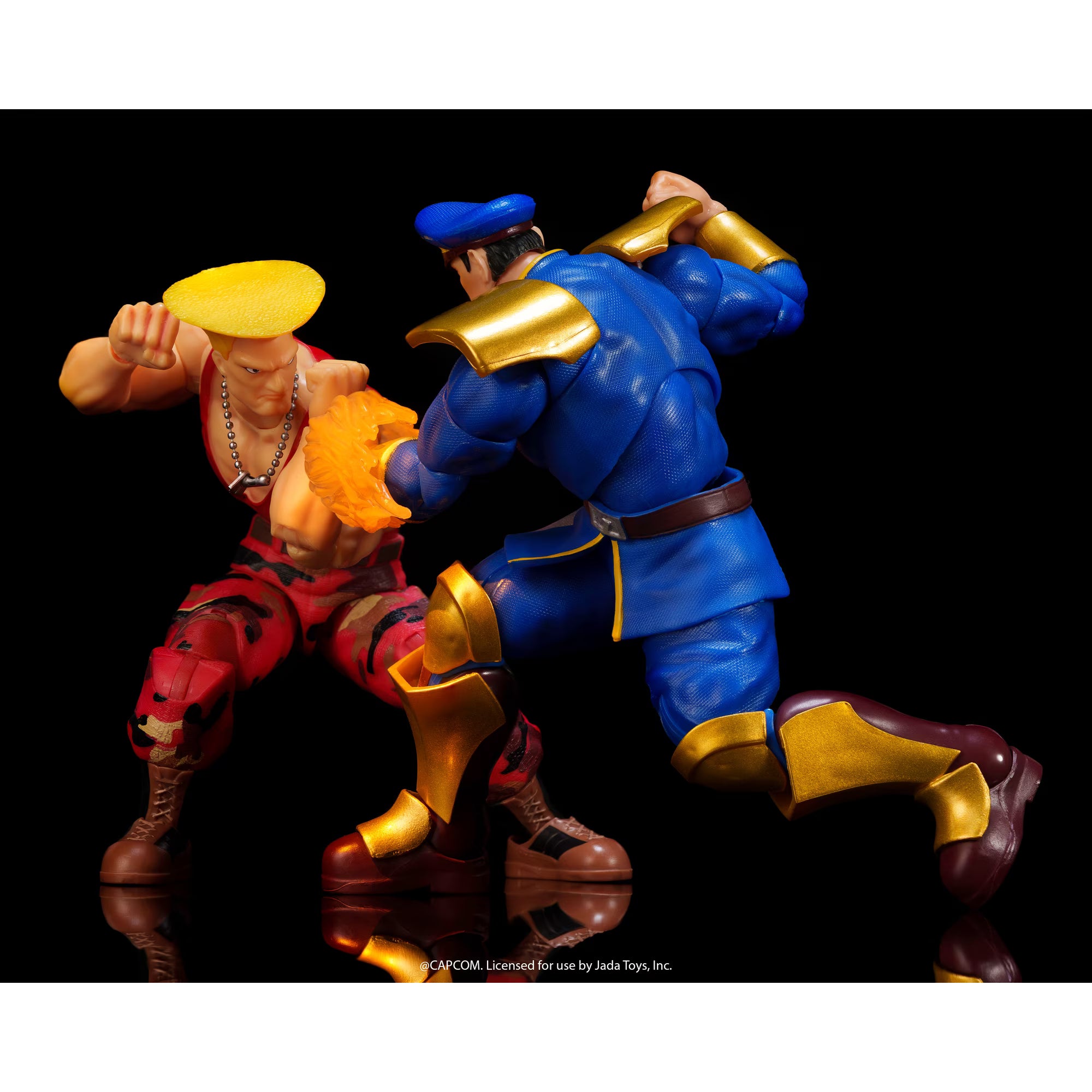Ultra Street Fighter II The Final Challengers: Guile VS Bison Double Pack (Limited Edition) - 6 inch-Actionfiguren-Jada Toys-Mighty Underground