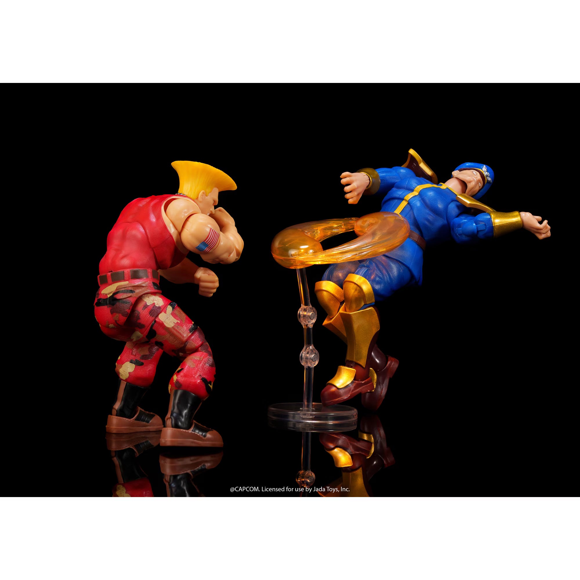 Ultra Street Fighter II The Final Challengers: Guile VS Bison Double Pack (Limited Edition) - 6 inch-Actionfiguren-Jada Toys-Mighty Underground