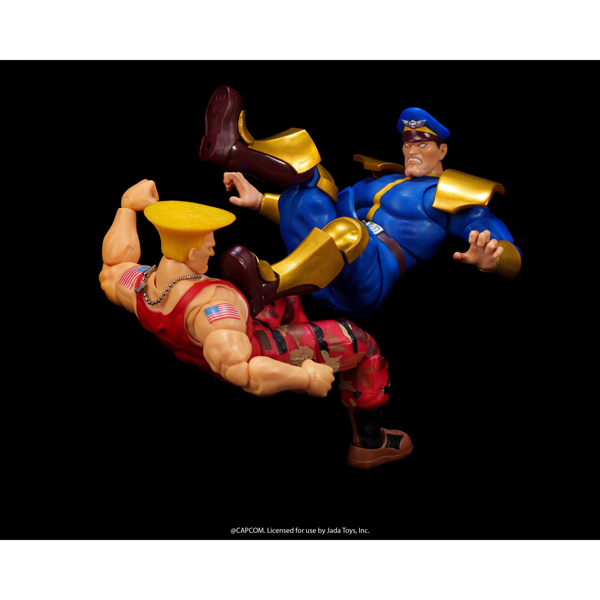 Ultra Street Fighter II The Final Challengers: Guile VS Bison Double Pack (Limited Edition) - 6 inch-Actionfiguren-Jada Toys-Mighty Underground