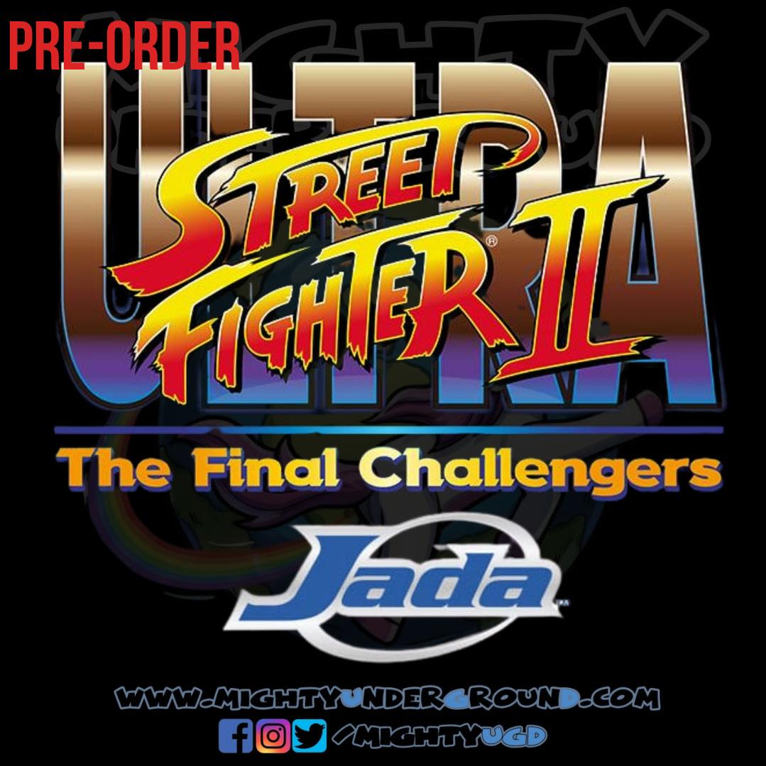Ultra Street Fighter II The Final Challengers: Guile VS Bison Double Pack (Limited Edition) - 6 inch-Actionfiguren-Jada Toys-Mighty Underground