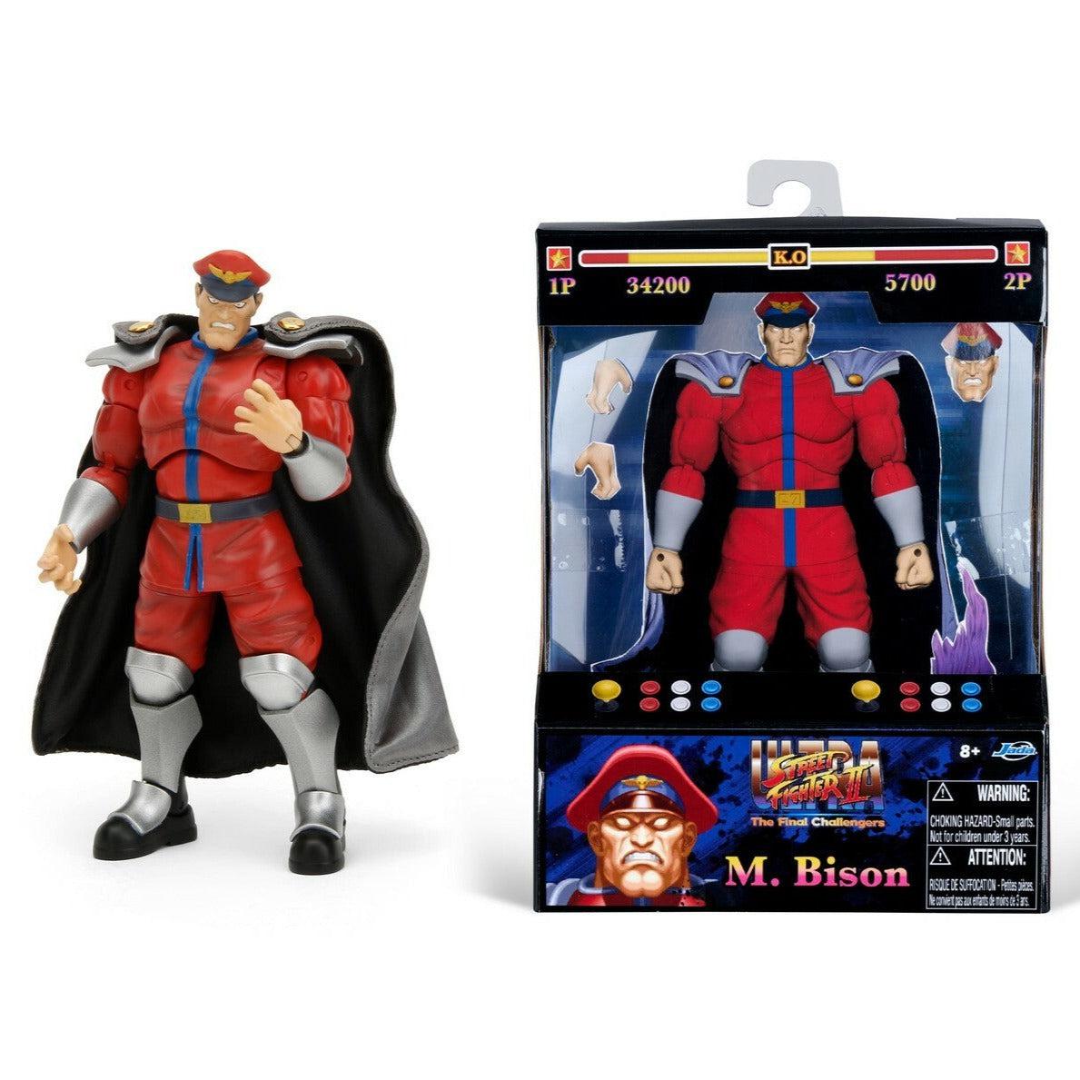 Ultra Street Fighter II The Final Challengers: M. Bison - 6 inch-Actionfiguren-Jada Toys-Mighty Underground