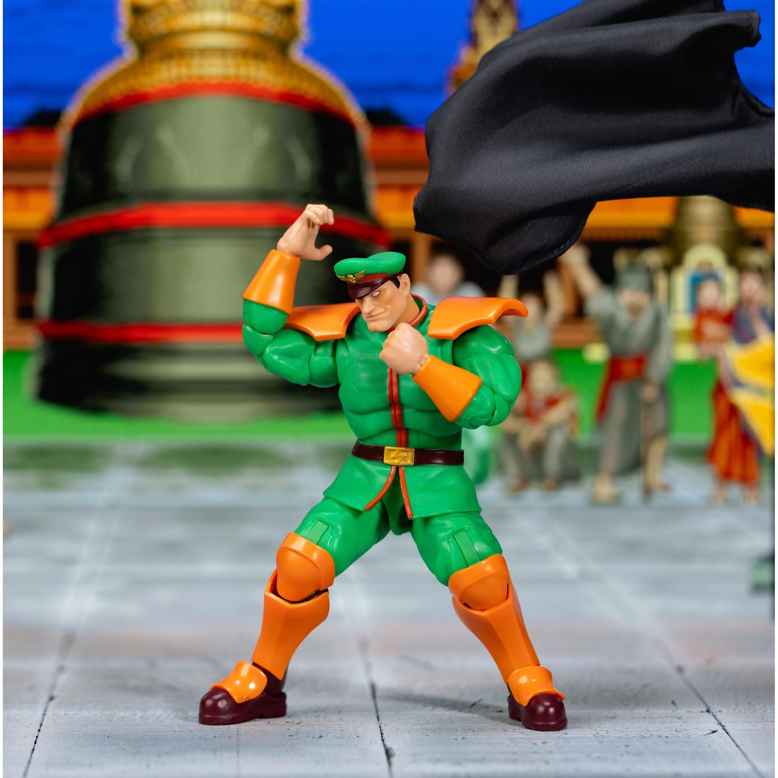 Ultra Street Fighter II The Final Challengers: M. Bison (Green Player 2 Version, Exclusive) - 6 inch-Actionfiguren-Jada Toys-Mighty Underground