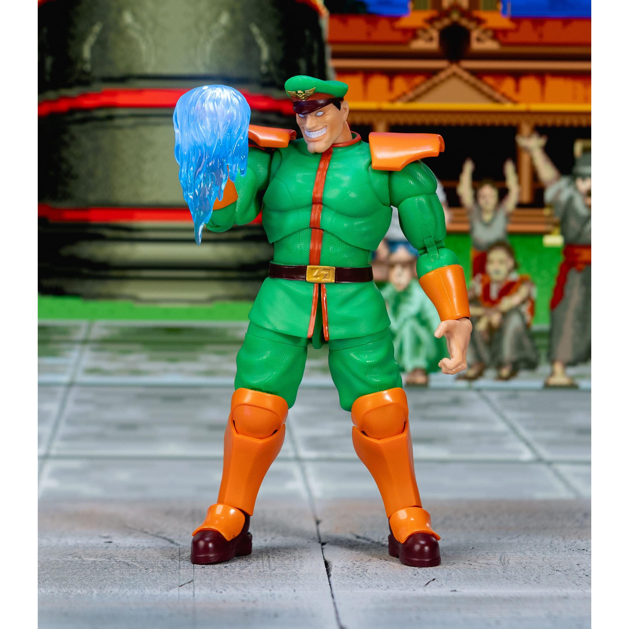 Ultra Street Fighter II The Final Challengers: M. Bison (Green Player 2 Version, Exclusive) - 6 inch-Actionfiguren-Jada Toys-Mighty Underground