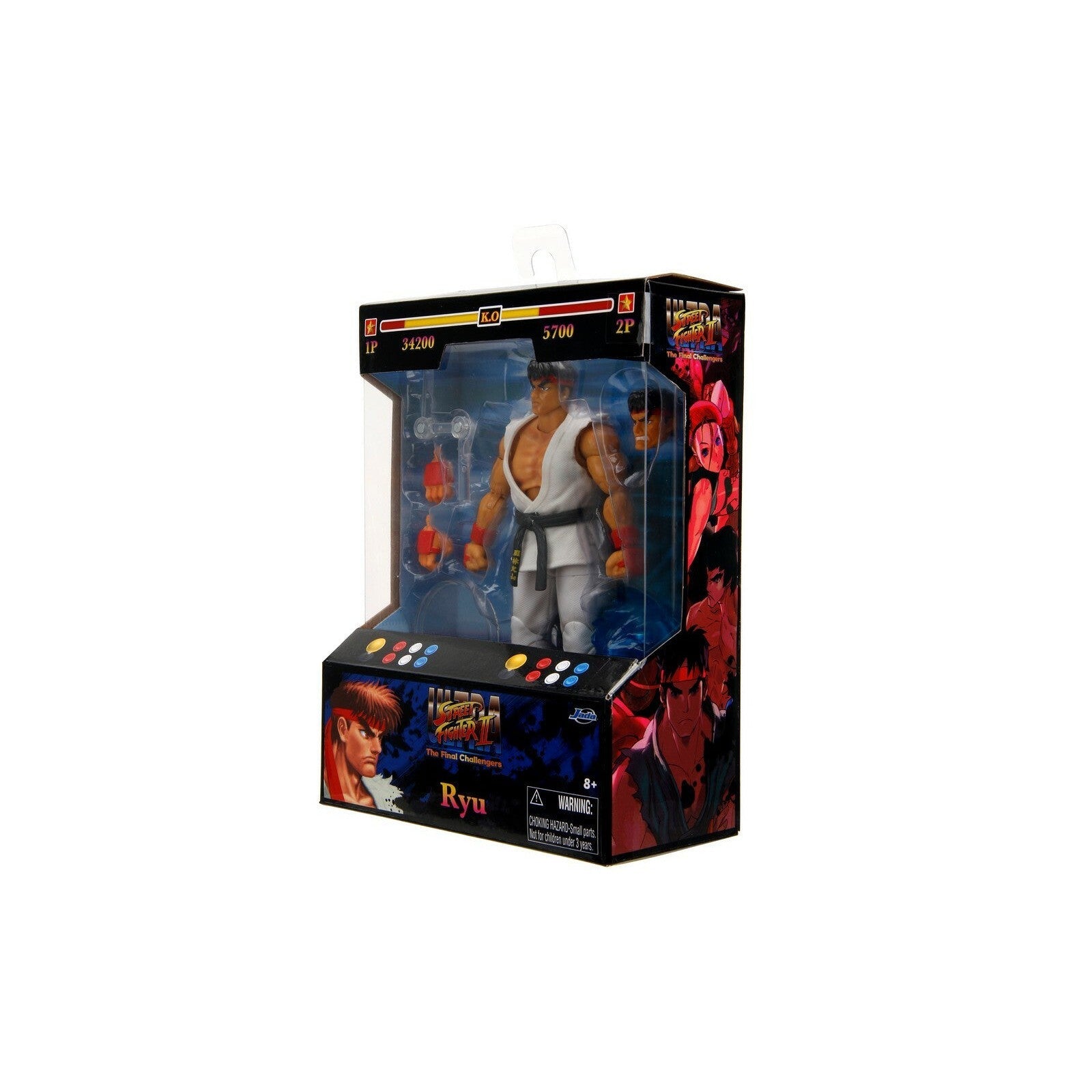 Ultra Street Fighter II The Final Challengers: Ryu - 6 inch-Actionfiguren-Jada Toys-Mighty Underground