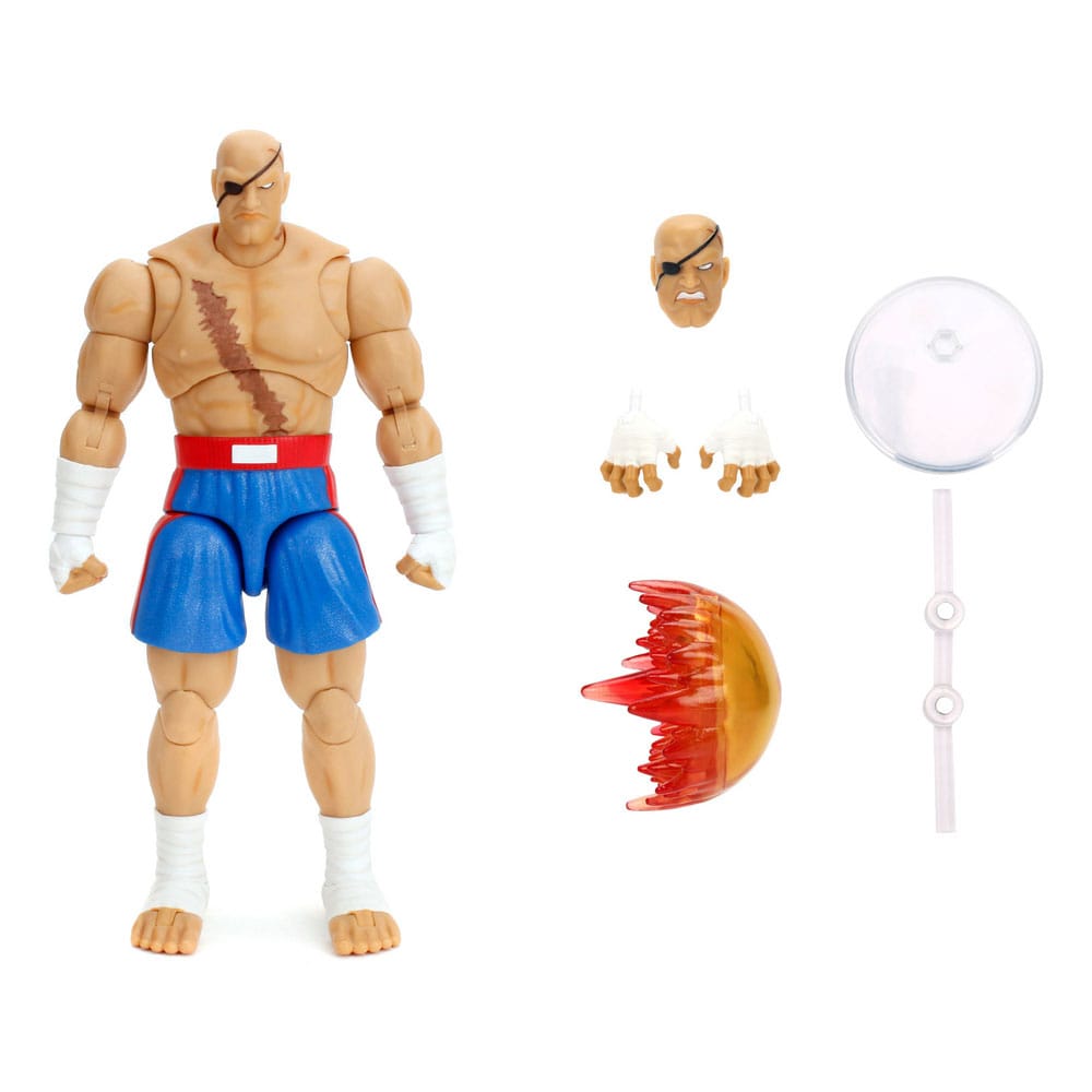 Ultra Street Fighter II The Final Challengers: Sagat - 6 inch-Actionfiguren-Jada Toys-Mighty Underground
