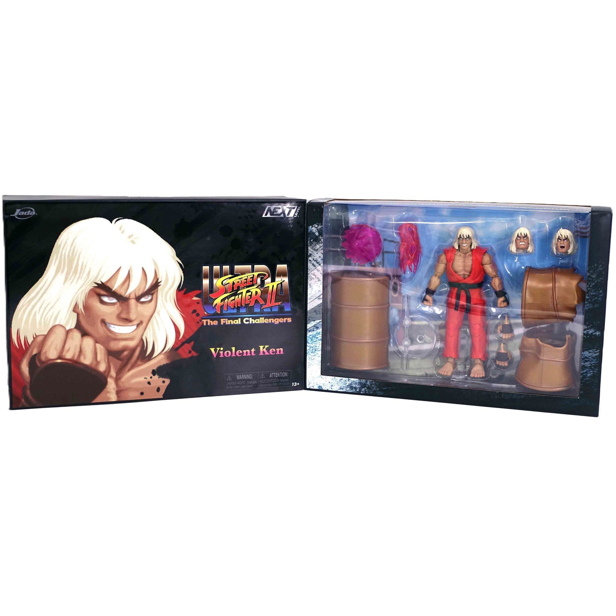 Ultra Street Fighter II The Final Challengers: Violent Ken (Next Level SDCC 2024 Exclusive) - 6 inch-Actionfiguren-Jada Toys-Mighty Underground