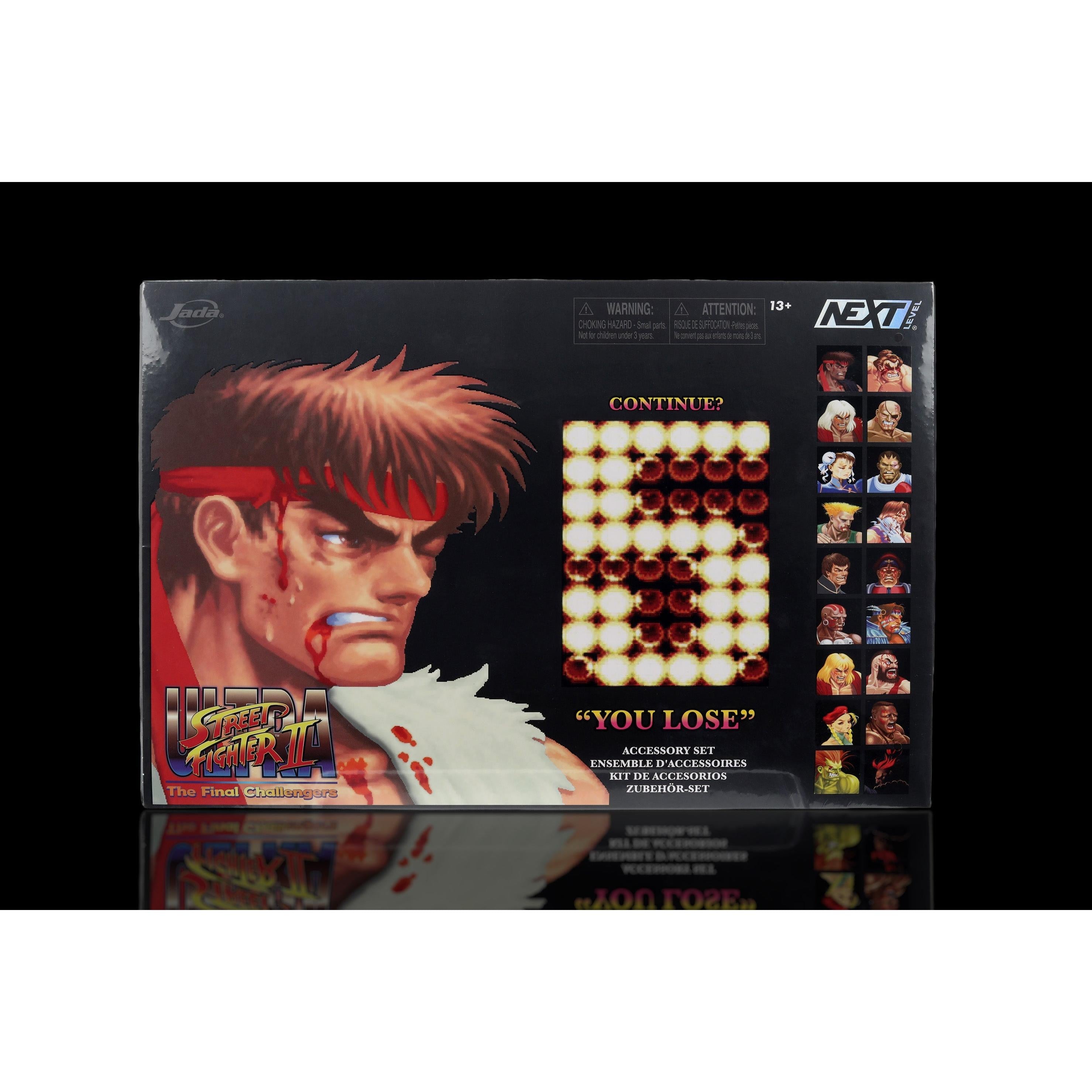 Ultra Street Fighter II The Final Challengers: You Lose Accessory Pack (SDCC26 exclusive, Limited Edition) - 6 inch-Actionfiguren-Jada Toys-Mighty Underground