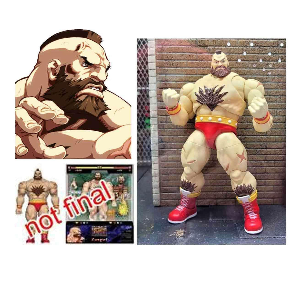 Ultra Street Fighter II The Final Challengers: Zangief - 6 inch-Actionfiguren-Jada Toys-Mighty Underground