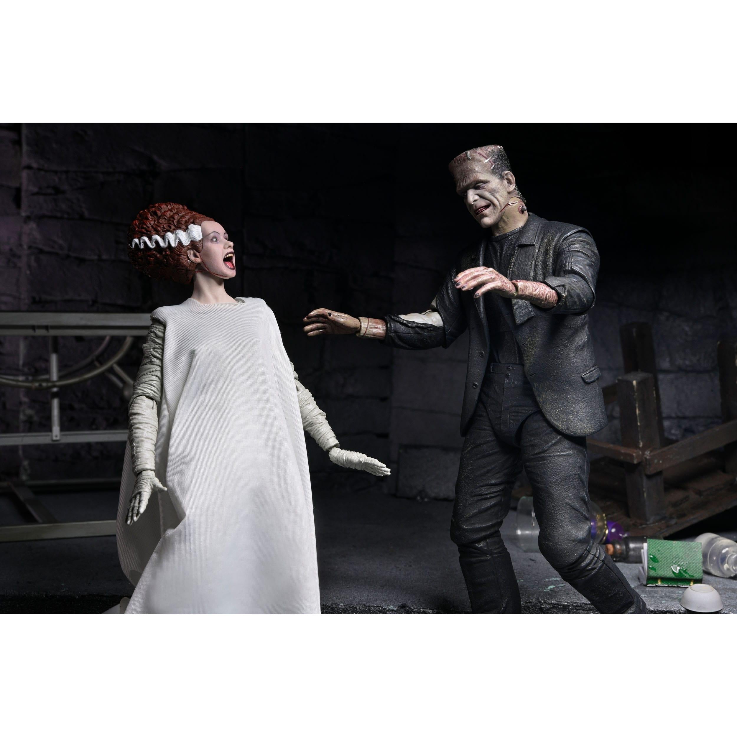 Universal Monsters: Bride of Frankenstein 90th Anniversary The Monster & His Mate - 2-Pack-Actionfiguren-NECA-Mighty Underground
