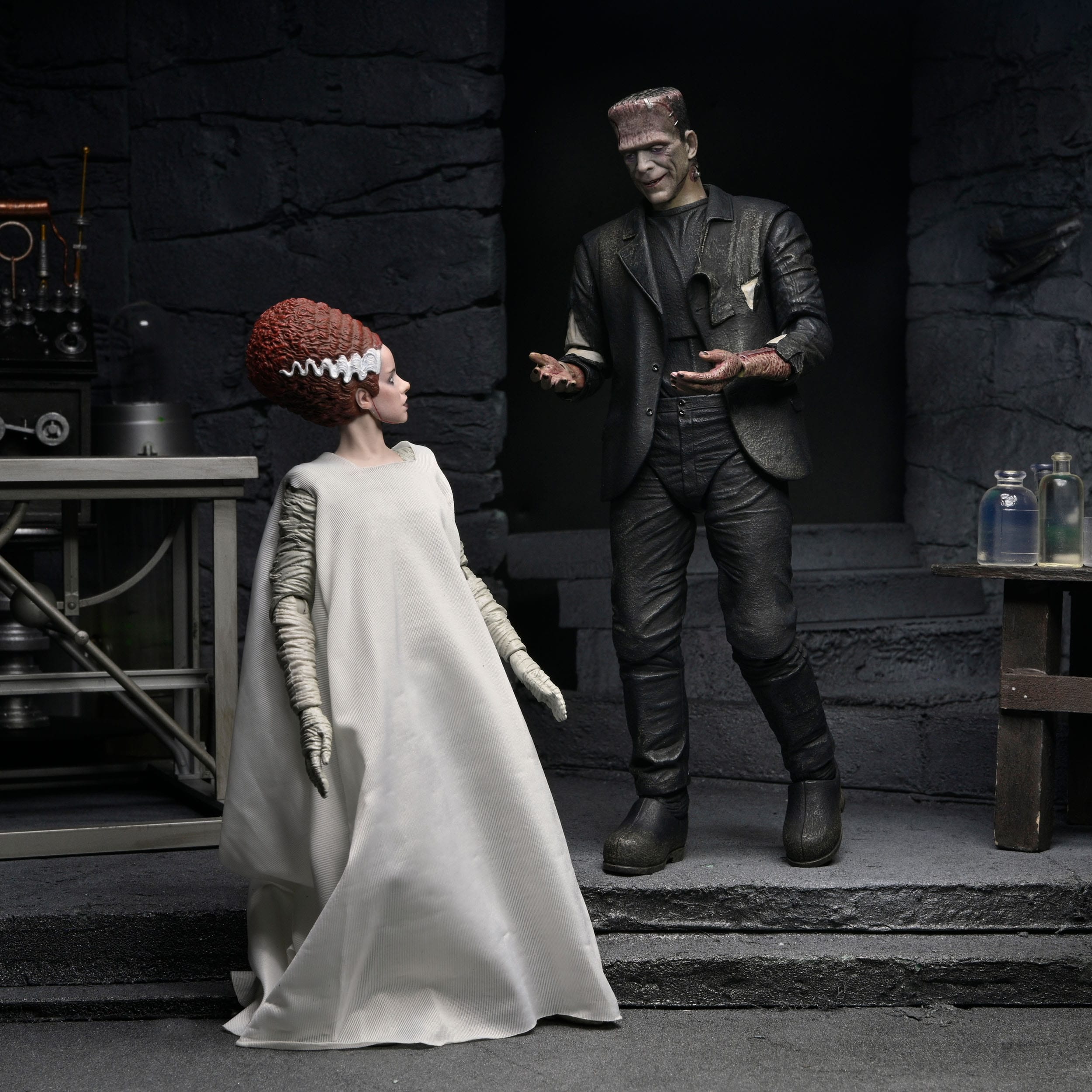 Universal Monsters: Bride of Frankenstein 90th Anniversary The Monster & His Mate - 2-Pack-Actionfiguren-NECA-Mighty Underground