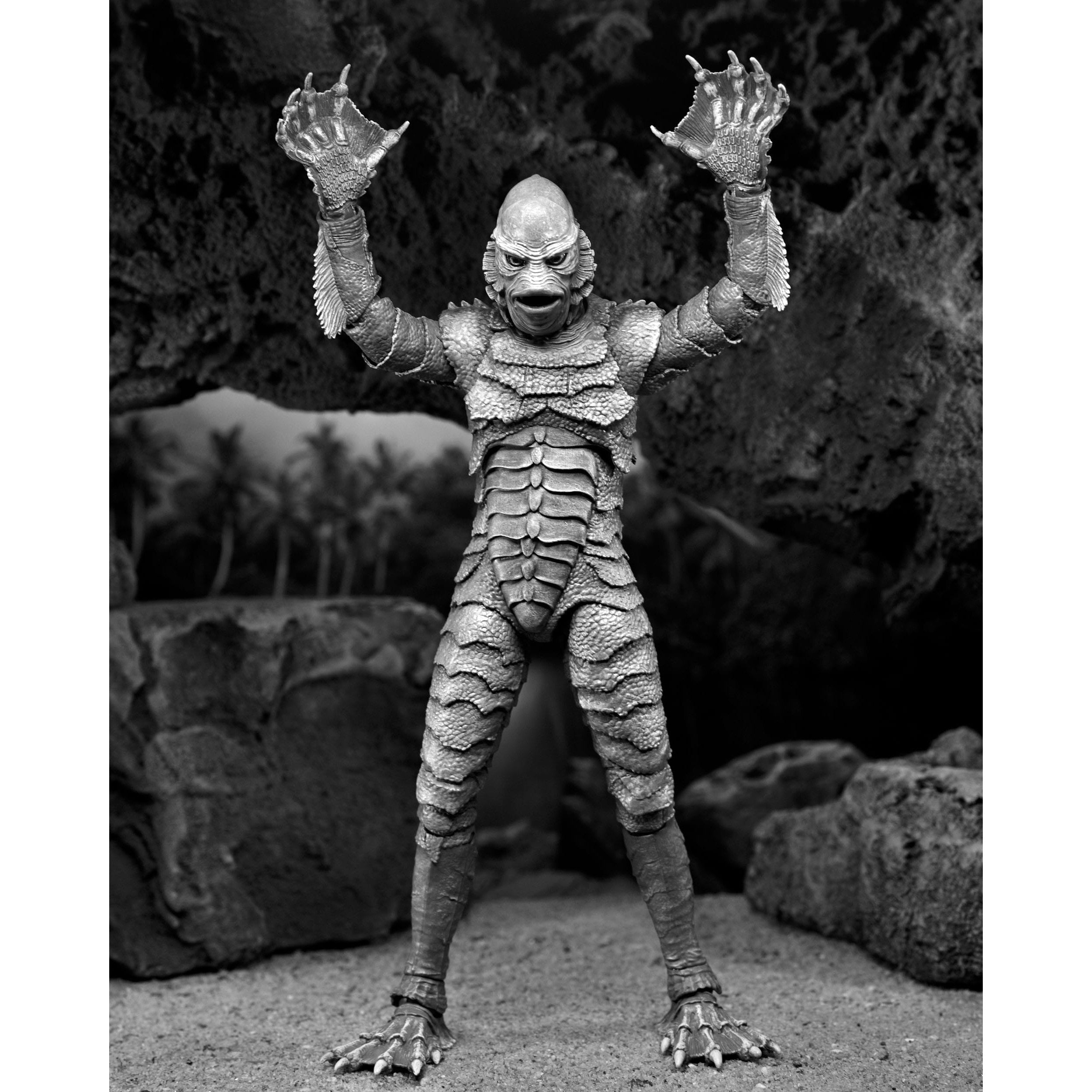 Universal Monsters: Ultimate Creature from the Black Lagoon (B&W)-Actionfiguren-NECA-Mighty Underground