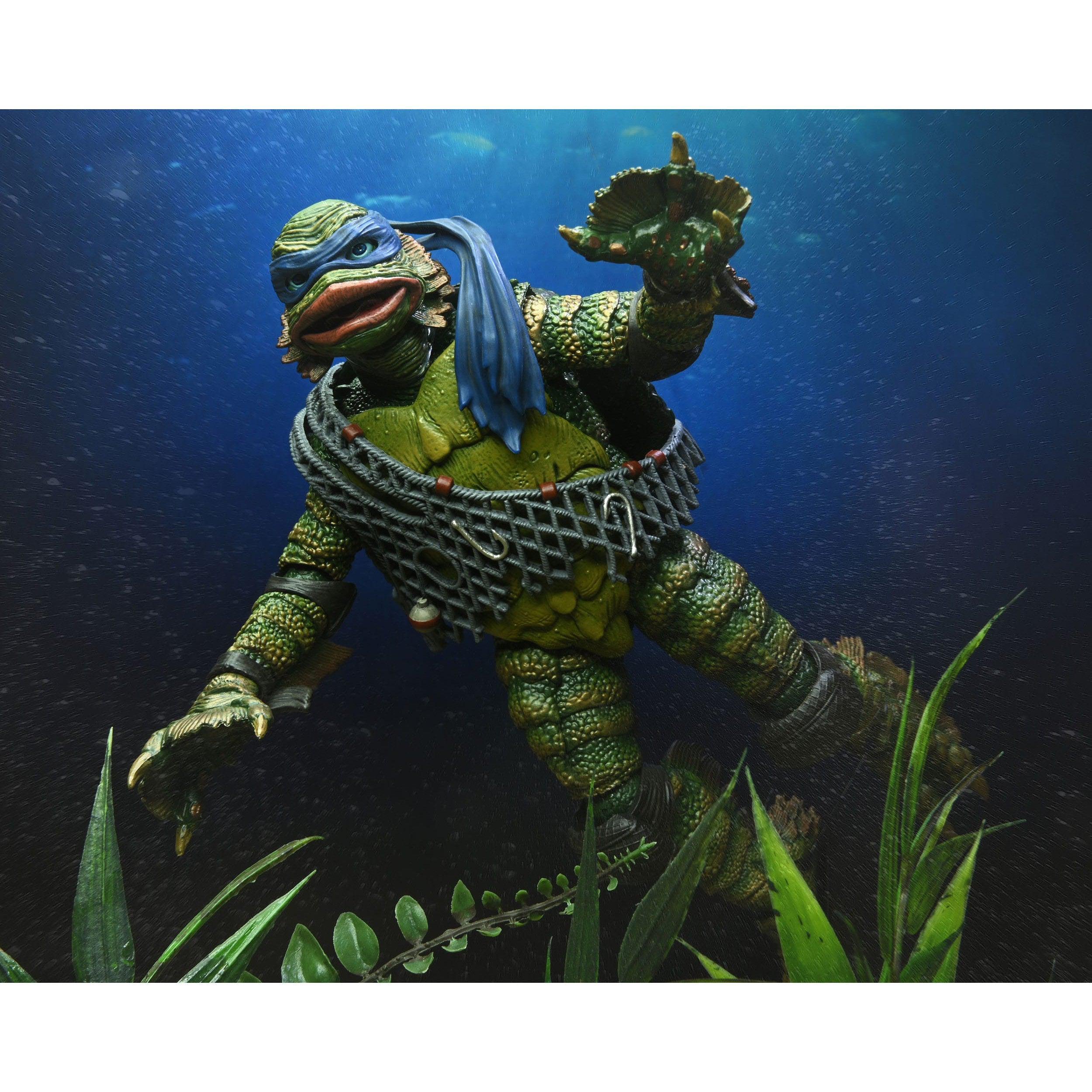 Universal Monsters x TMNT: Leonardo as the Creature-Actionfiguren-NECA-Mighty Underground