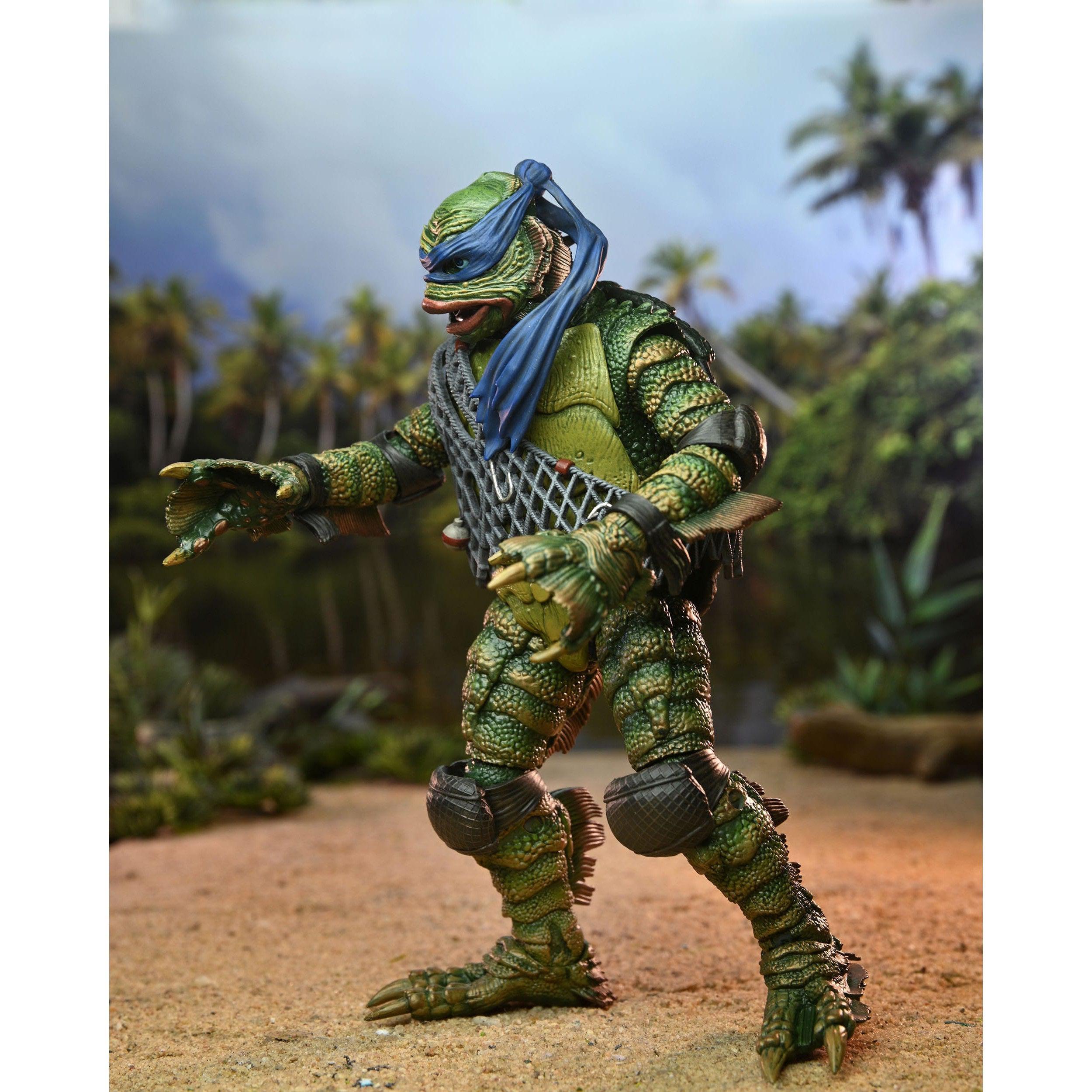 Universal Monsters x TMNT: Leonardo as the Creature-Actionfiguren-NECA-Mighty Underground