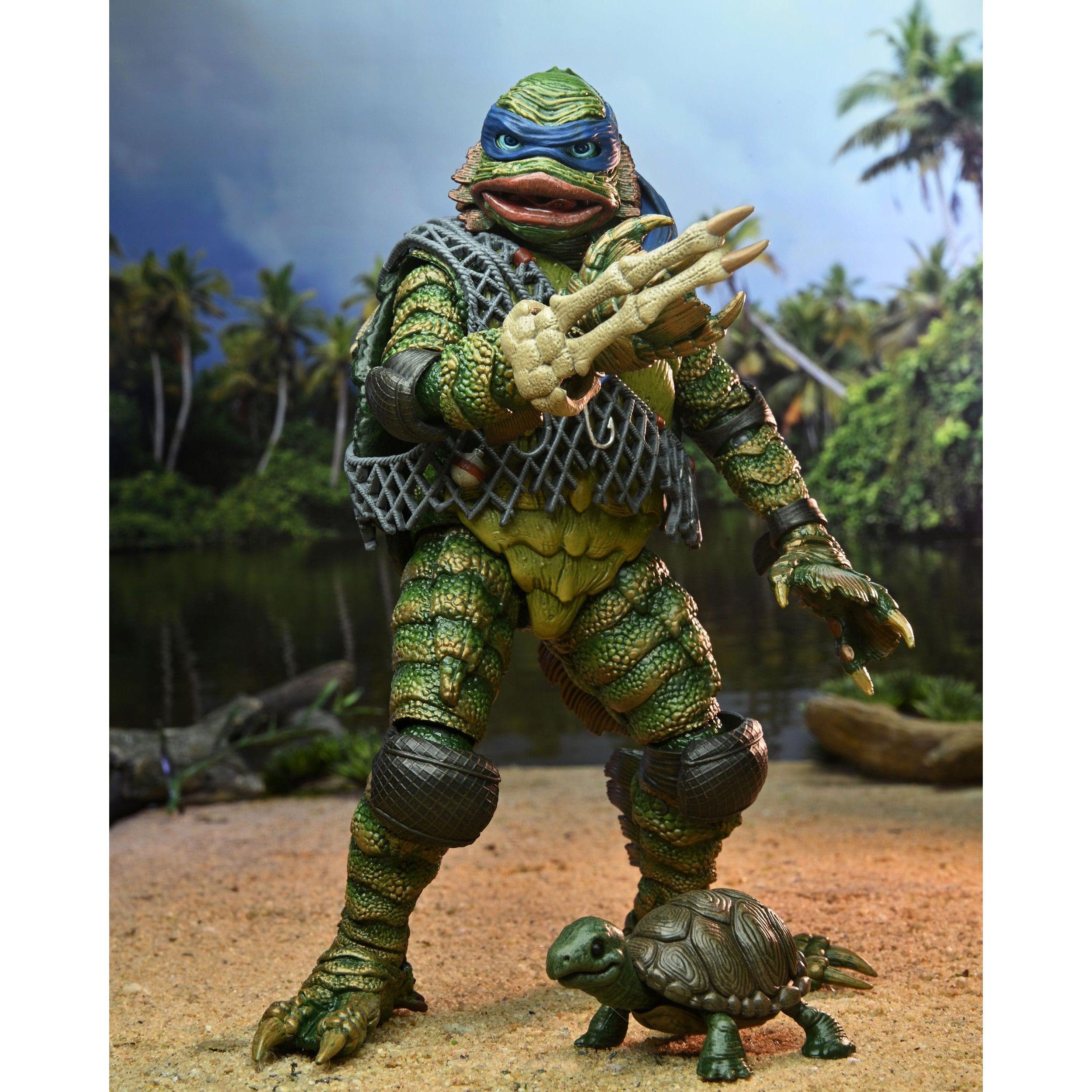 Universal Monsters x TMNT: Leonardo as the Creature-Actionfiguren-NECA-Mighty Underground