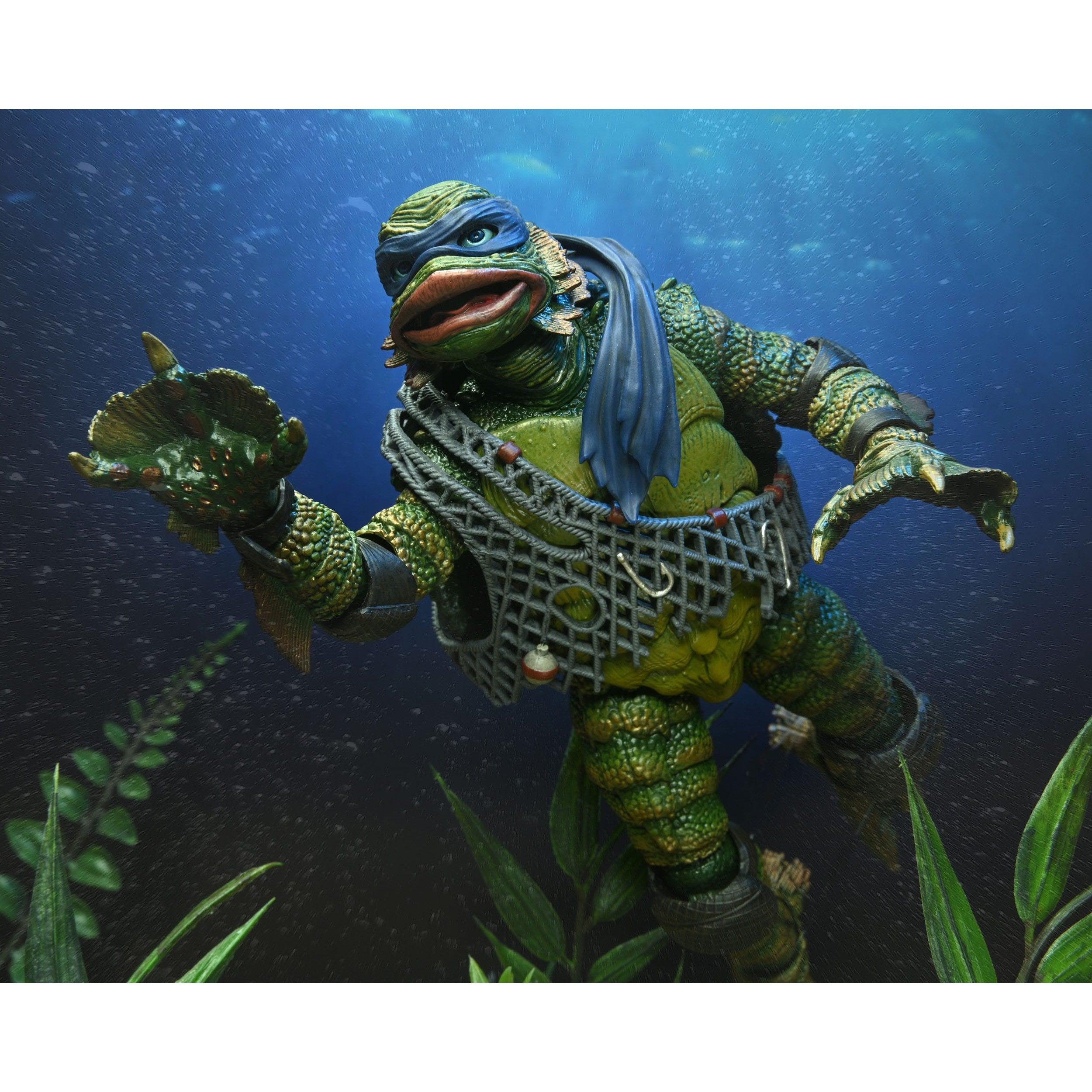 Universal Monsters x TMNT: Leonardo as the Creature-Actionfiguren-NECA-Mighty Underground